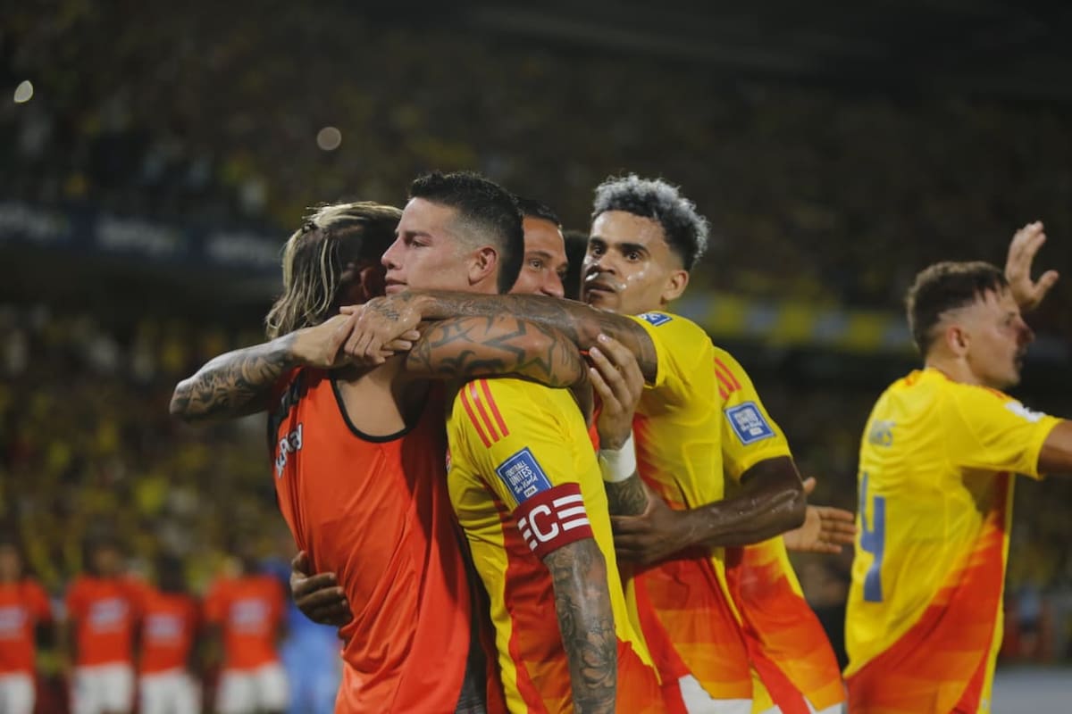 Así quedó Colombia en la tabla de posiciones de las Eliminatorias