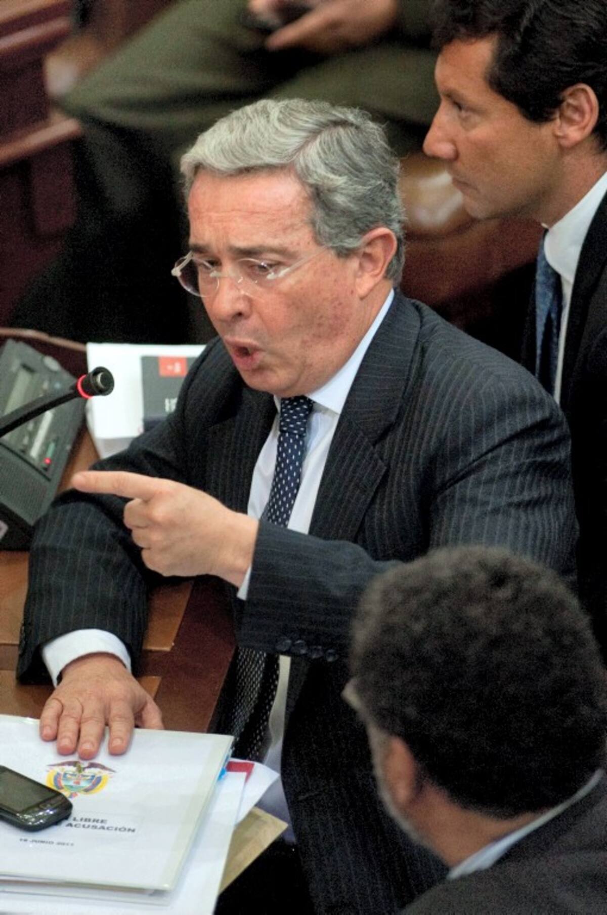 Alvaro Uribe Vélez, expresidente de Colombia. AFP