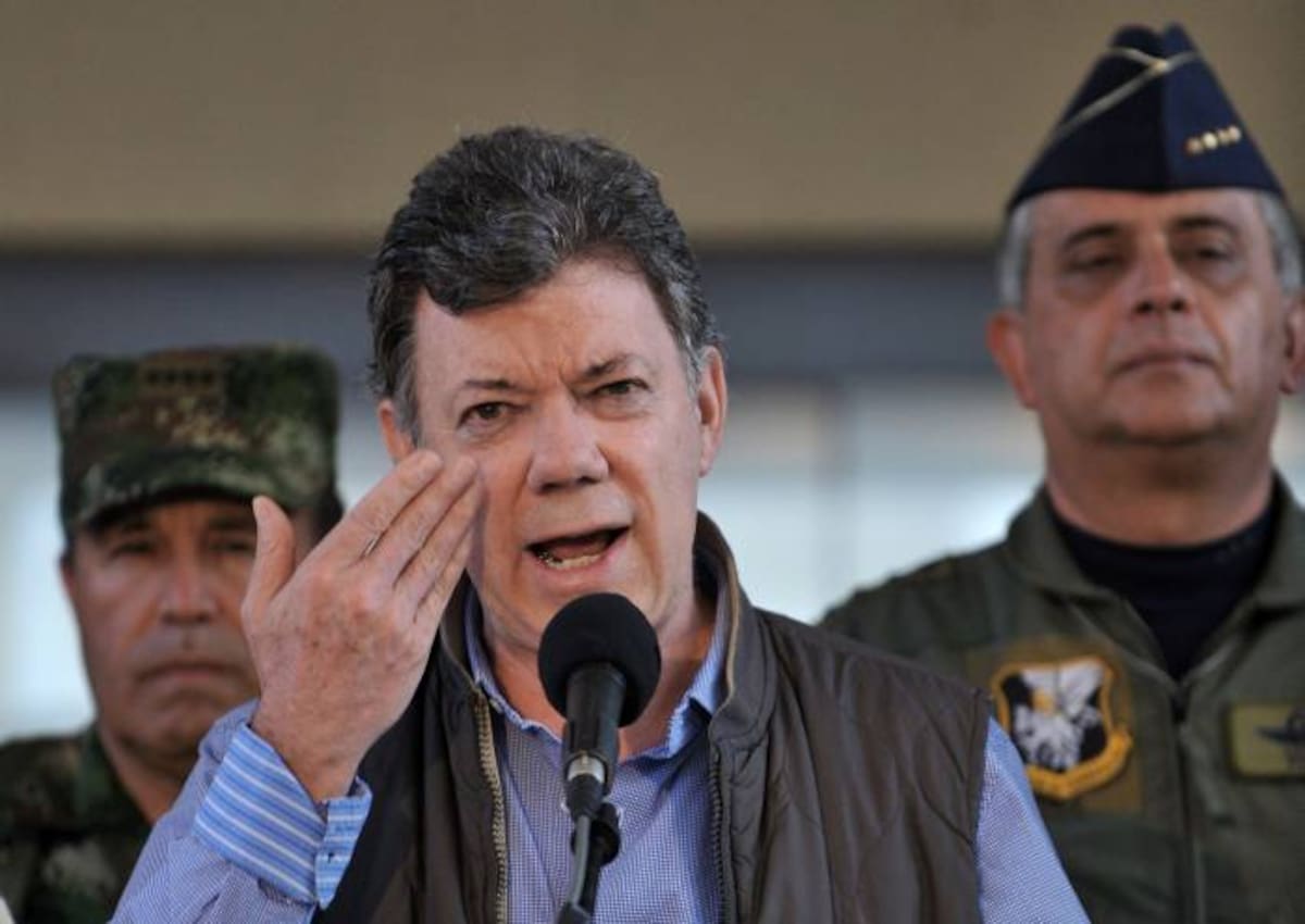 Juan Manuel Santos, presidente de Colombia. AFP GUILLERMO LEGARIA