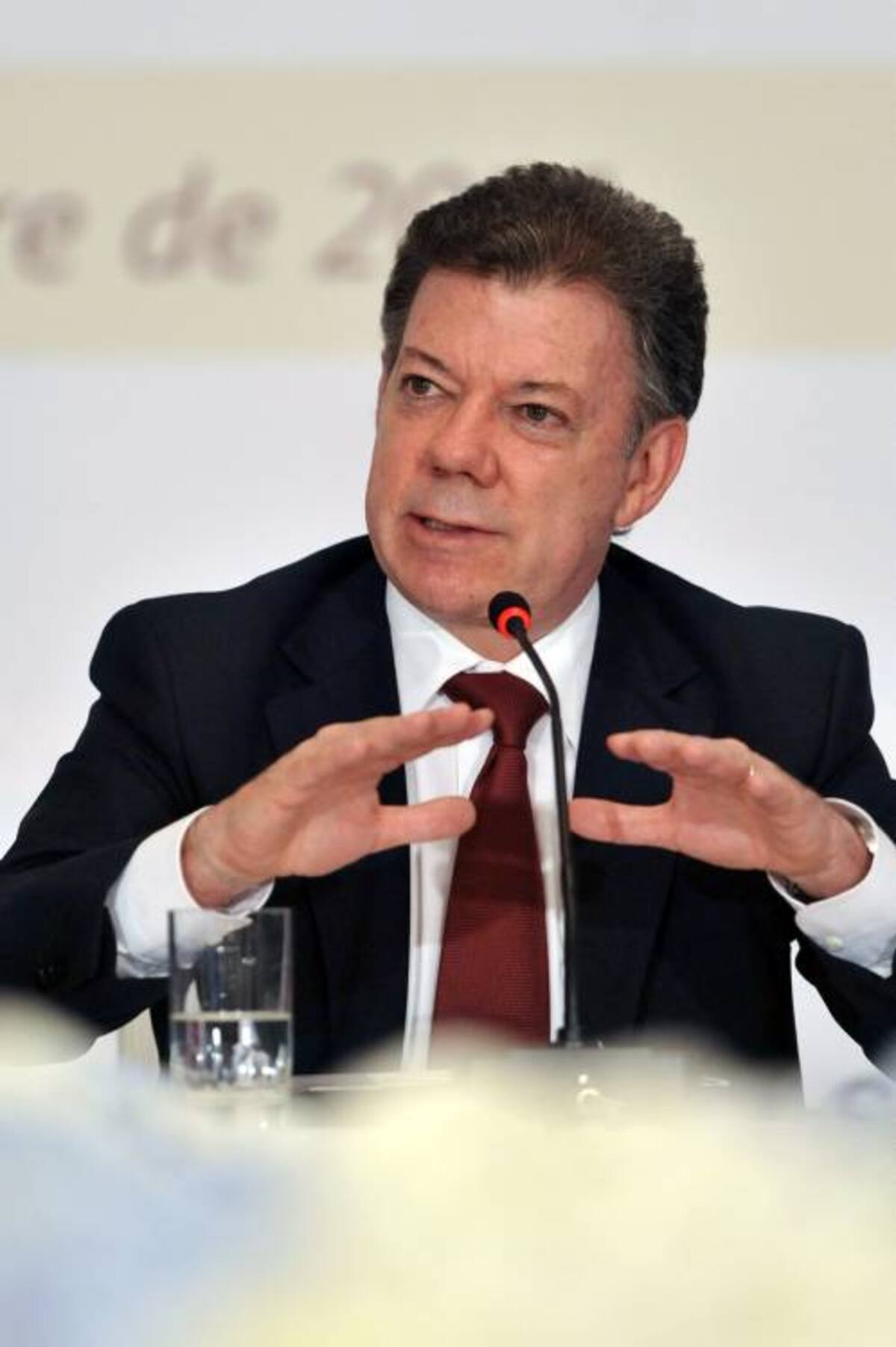 Juan Manuel Santos, presidente de Colombia. AFP GUILLERMO LEGARIA