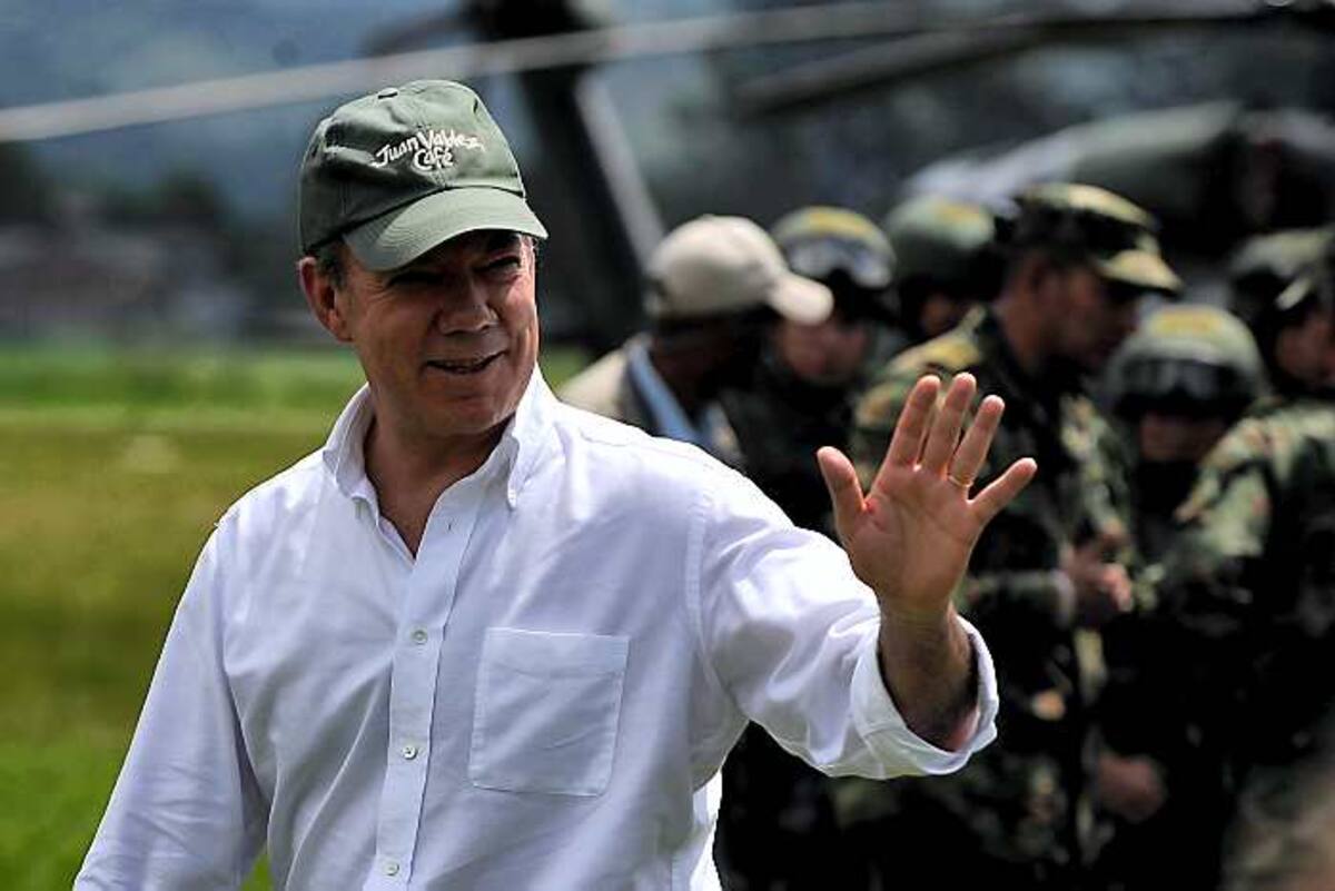 Juan Manuel Santos, presidente de Colombia. AFP LUIS ROBAYO