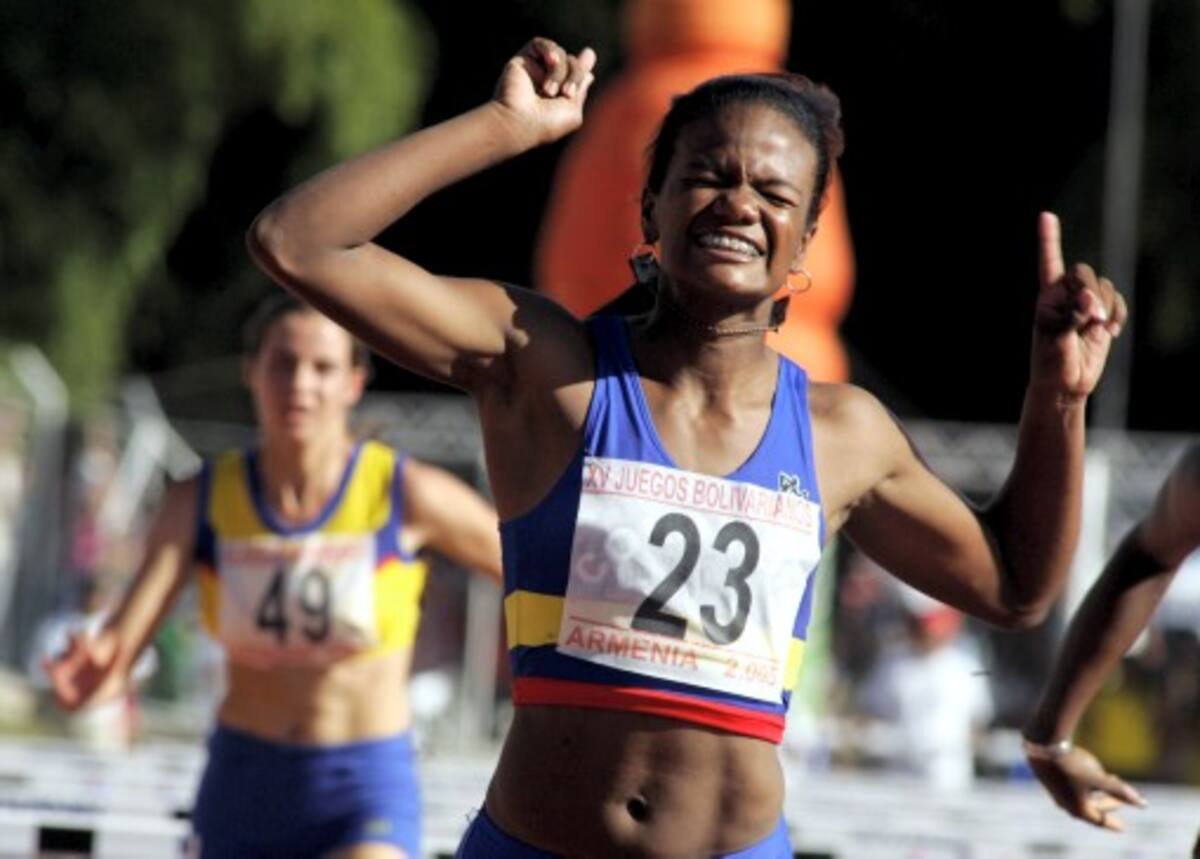 La atleta colombiana Brigitte Merlano. AP JAVIER GALEANO