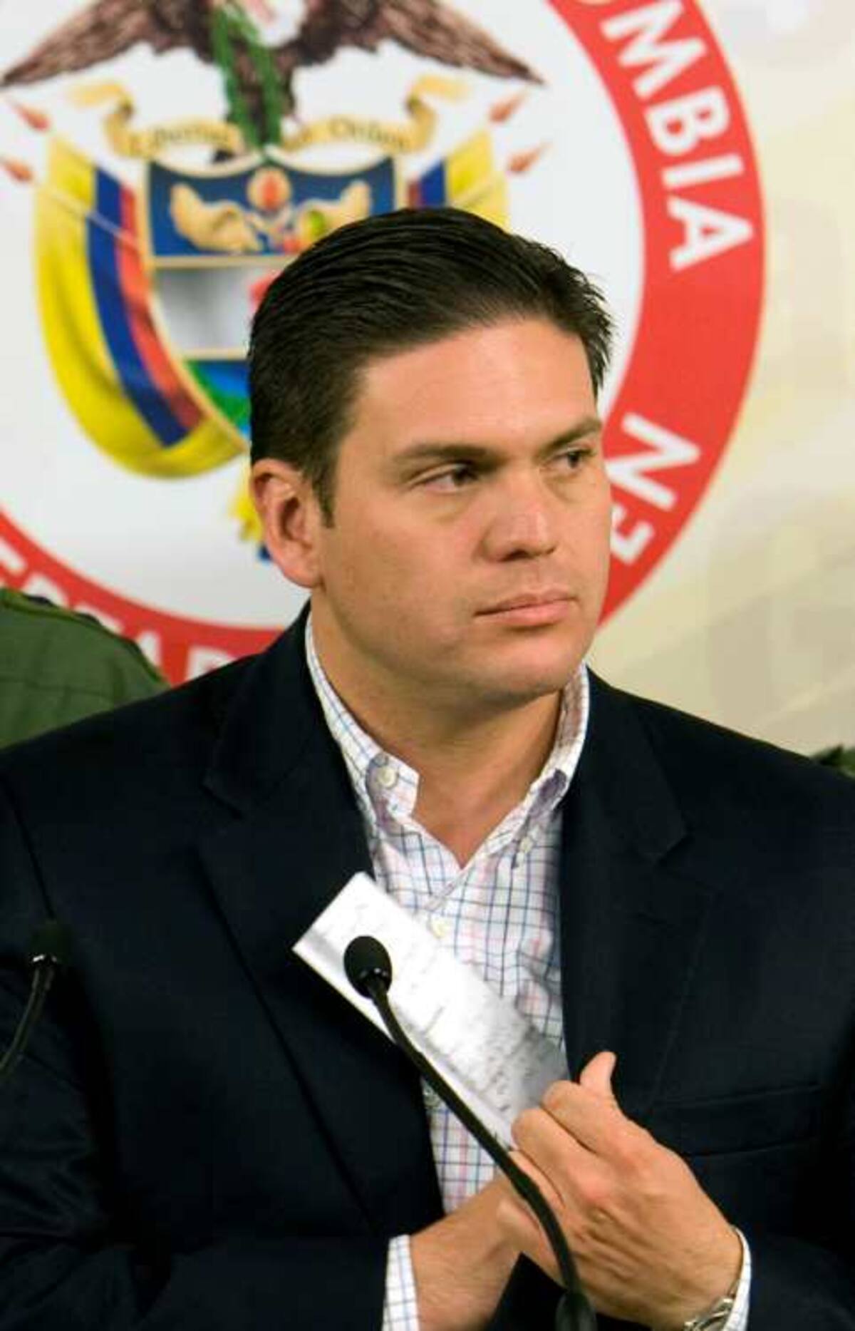 Juan Carlos Pinzón, ministro de Defensa de Colombia. AP William Fernando Martinez