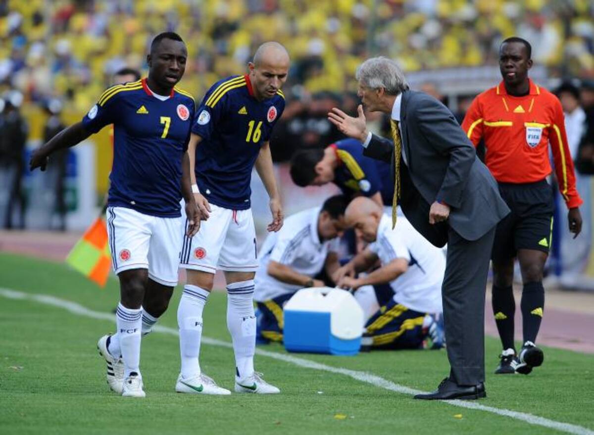 La selección Colombia de José Pékerman se sitúa en el puesto 22 del ranking mundial de la Fifa. AP