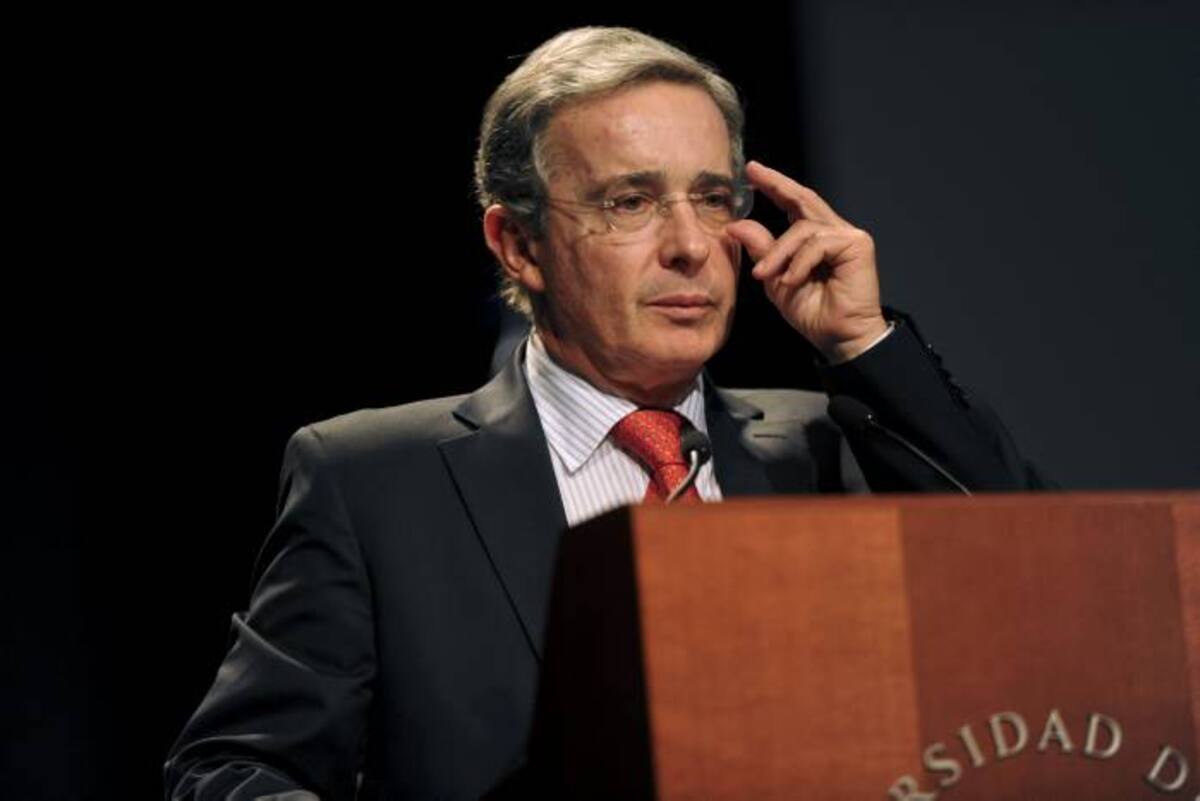 Álvaro Uribe Vélez, expresidente de Colombia. AFP ERNESTO BENAVIDES