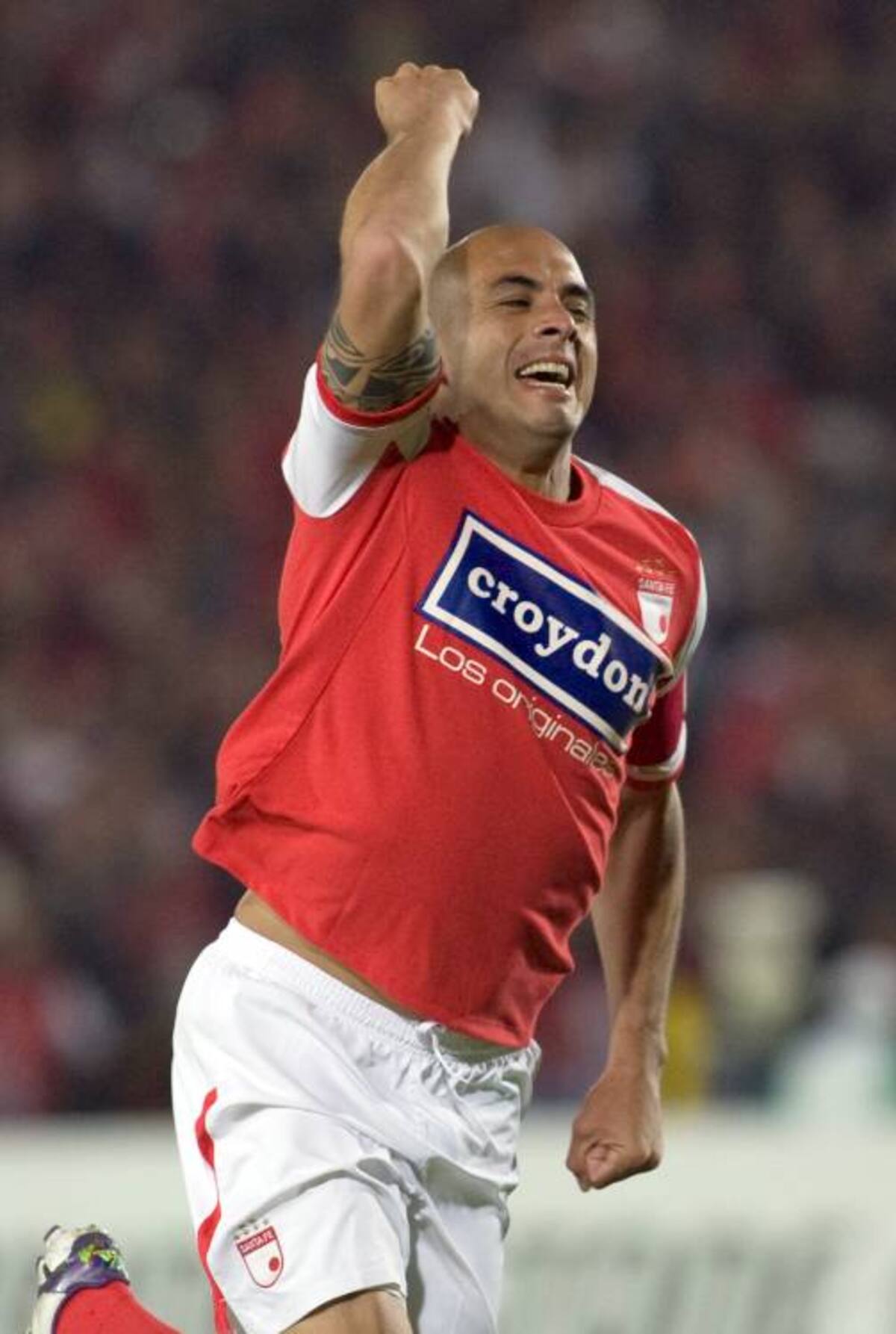 Omar Pérez, volante de Santa Fe. ARCHIVO