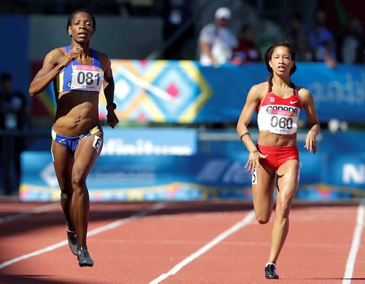 Norma González, con mejor tiempo en los 400 metros. AP