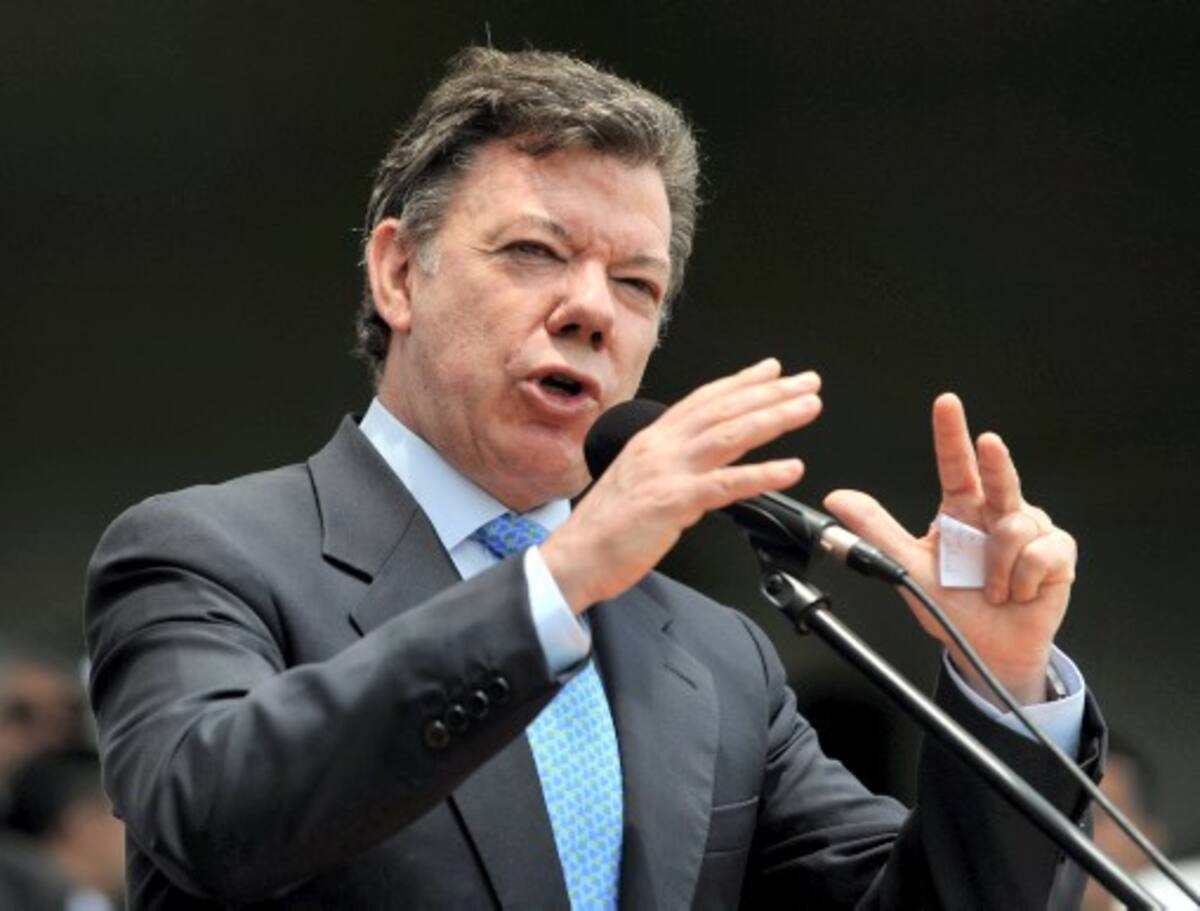 Juan Manuel Santos AFP GUILLERMO LEGARIA