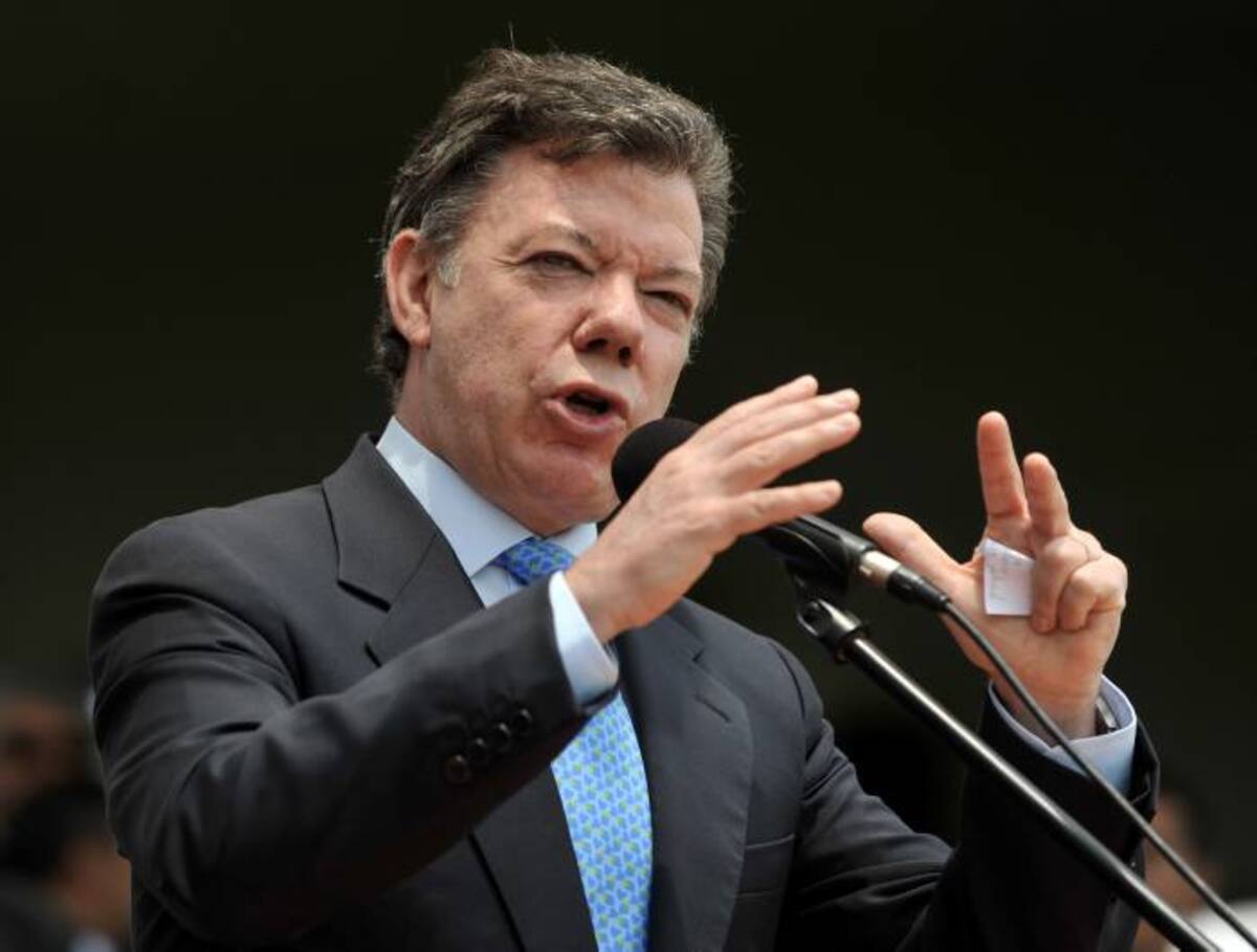 Juan Manuel Santos, presidente de Colombia. AFP GUILLERMO LEGARIA