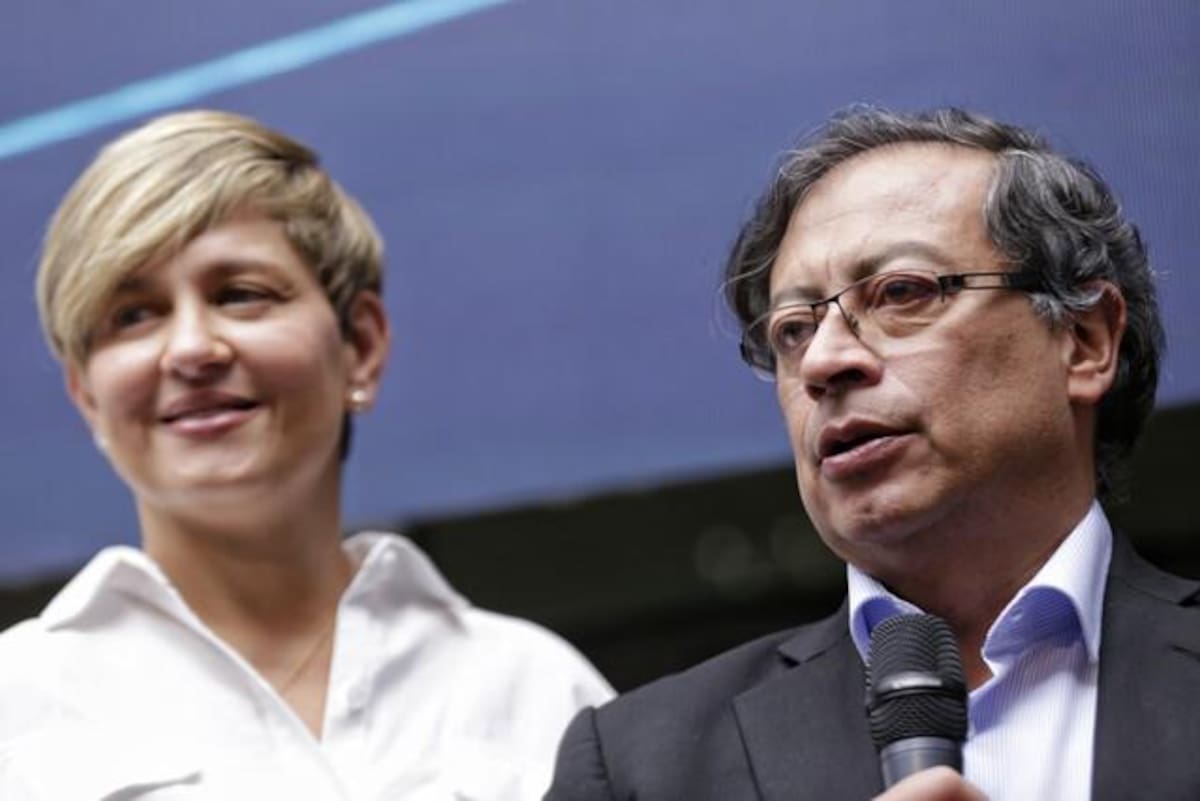 Verónica Alcocer y el expresidente Gustavo Petro. // Foto: Archivo - Colprensa.