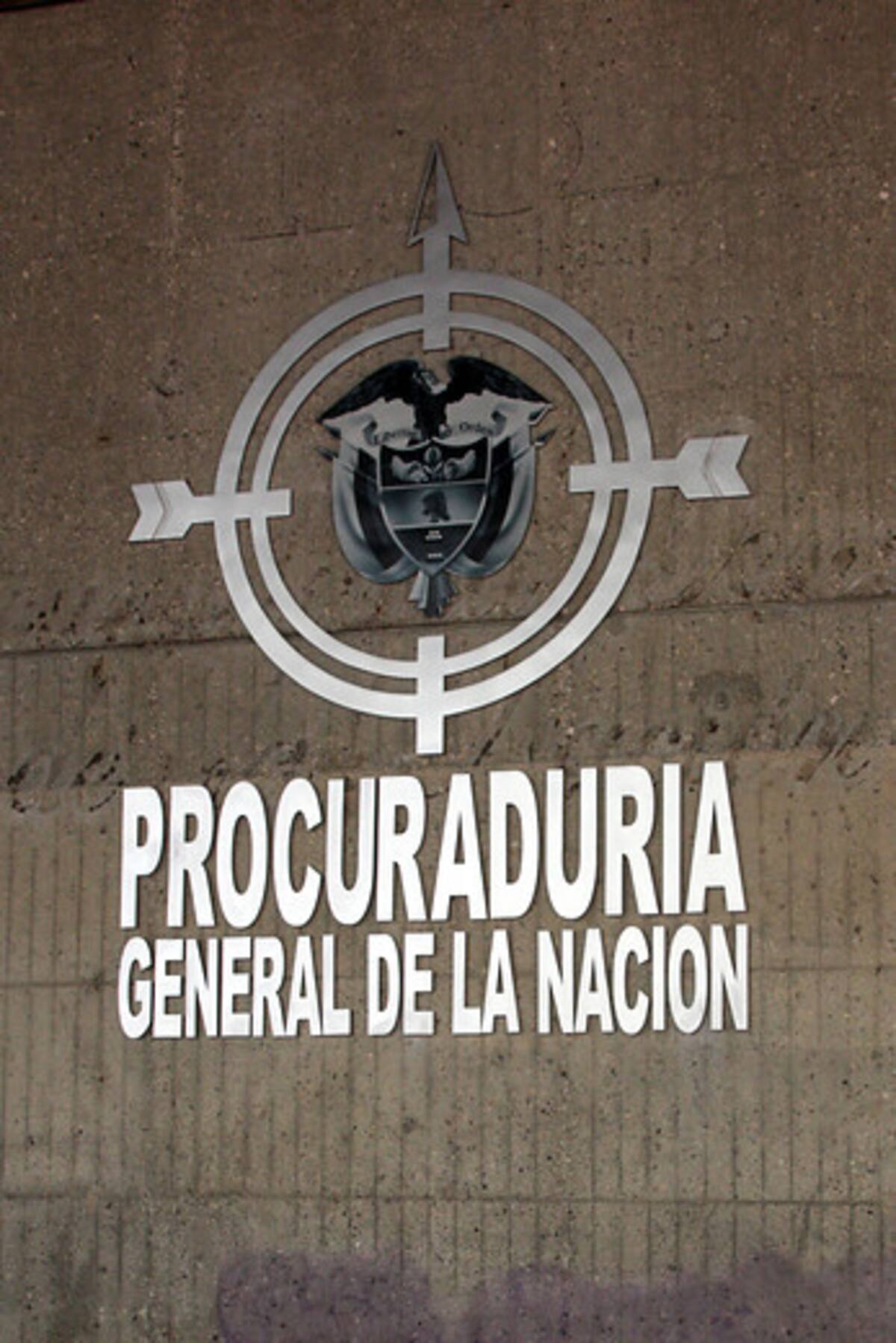 Procuraduría General de la Nación Colprensa / Archivo