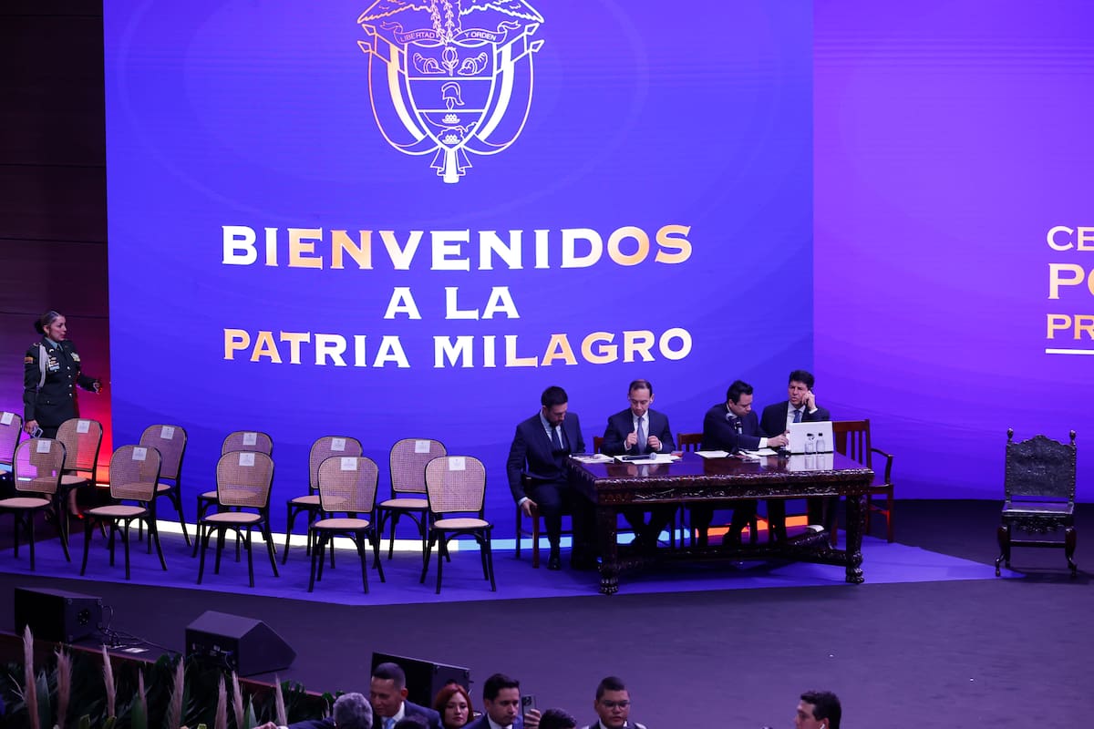 Abelardo de la Espriella llegó a su posesión como presidente de Colombia. // Foto: EFE/ Mauricio Dueñas Castañeda.