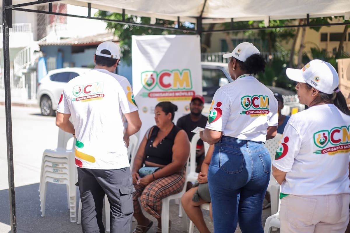 Comisaría de Familia Móvil regresa a barrios y corregimientos de Cartagena: conozca la agenda