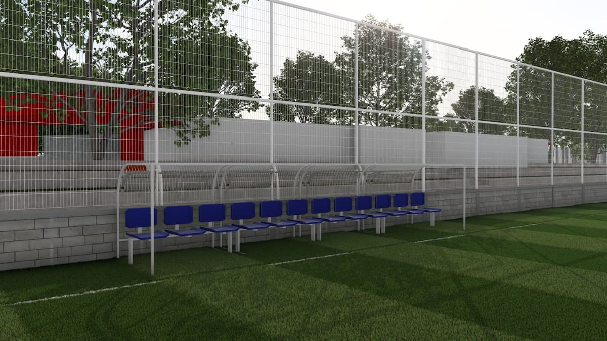 Cancha de fútbol 11 en Nuevo Chambacú. // Cortesía