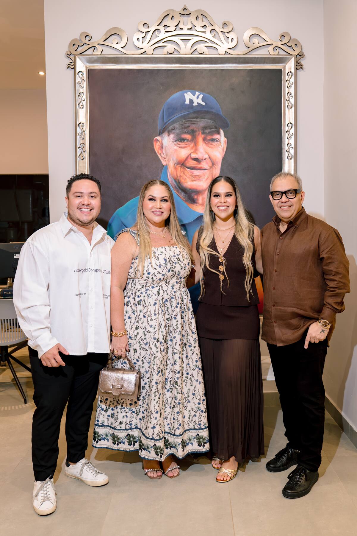 Fabián Enrique Villarreal, Mabel Gondín, María Fernanda Villarreal y Fabián Villarreal.