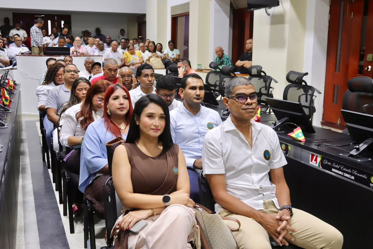 En el Concejo Distrital de Cartagena se realizó la audiencia pública sobre la reorganización de las localidades. // Foto: Cortesía - Concejo de Cartagena.