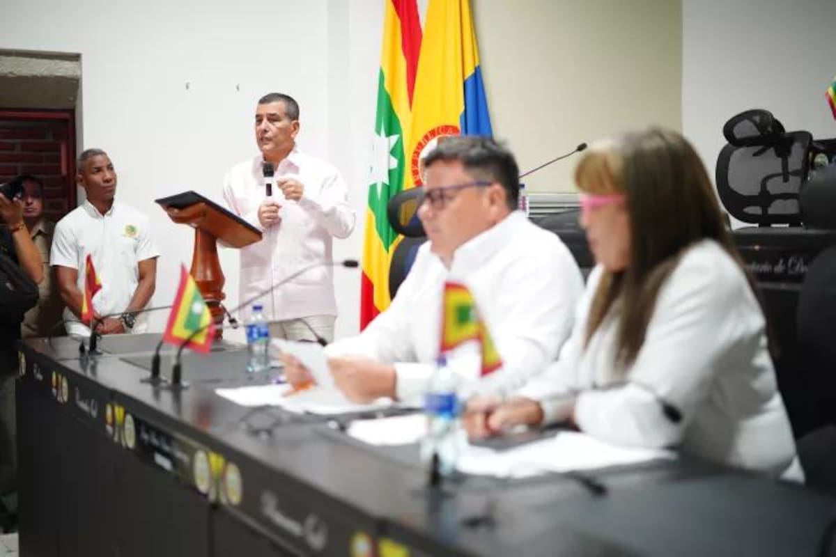 El alcalde Dumek Turbay destacó el trabajo conjunto entre el Concejo y la Alcaldía de Cartagena. // Foto: Cortesía - Distrito de Cartagena.