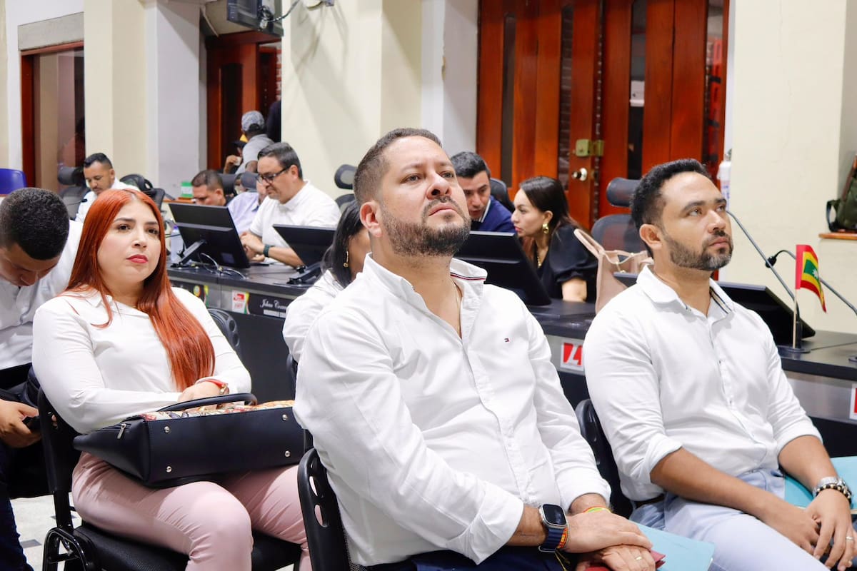 El debate en el Concejo fue sobre la construcción de la Autopista Verde y la remodelación del INEM en Cartagena. // Foto: Cortesía - Concejo Distrital.