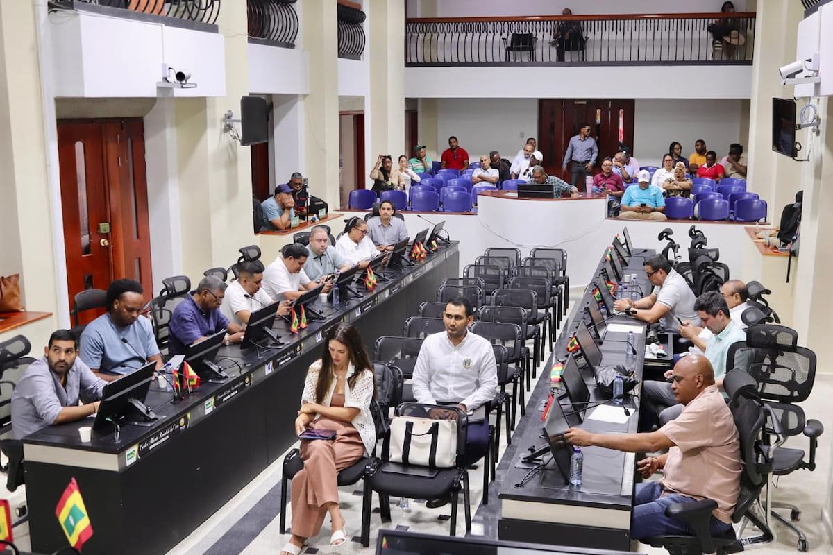 En la sesión del Concejo de Cartagena de este miércoles 19 de agosto de 2026, se llevó a cabo el debate para el proyecto de la creación de la empresa pública Gran Malecón del Mar. // Foto: Cortesía - Concejo Distrital.