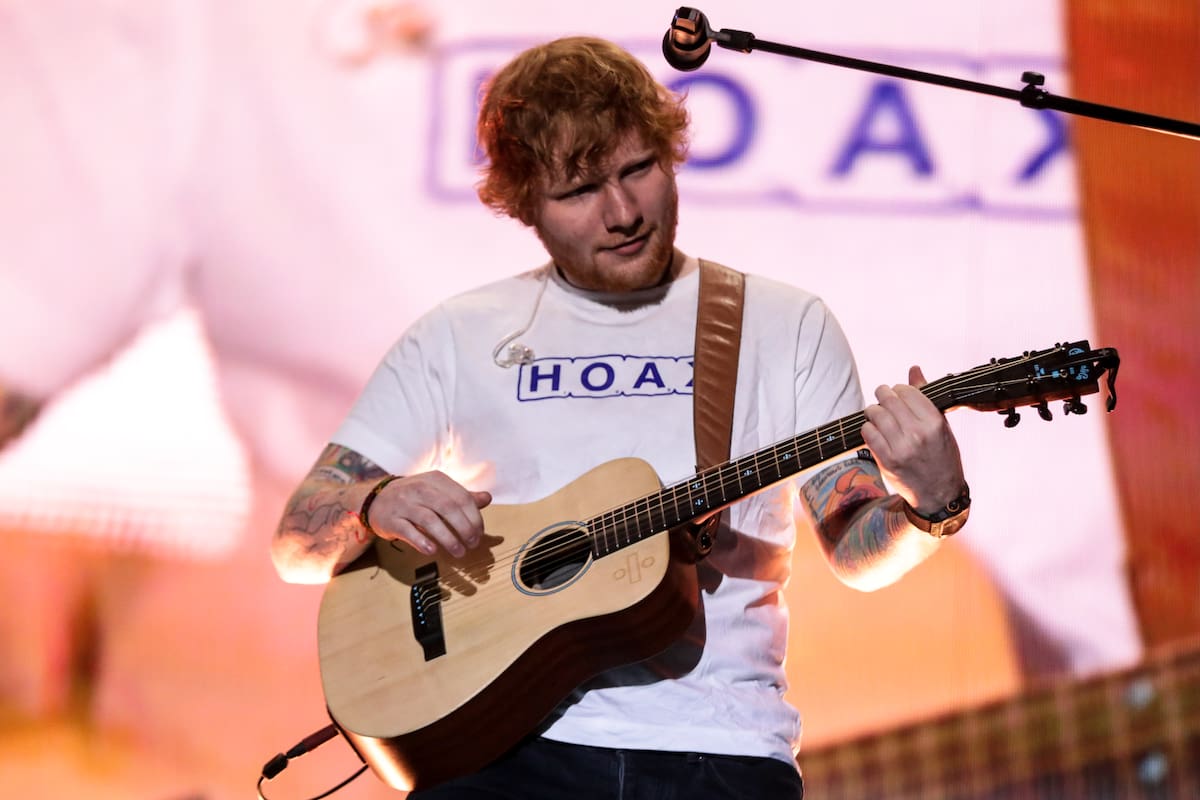 El cantautor británico Ed Sheeran se presentó en el parque Simón Bolívar. (Colprensa - Diego Pineda)