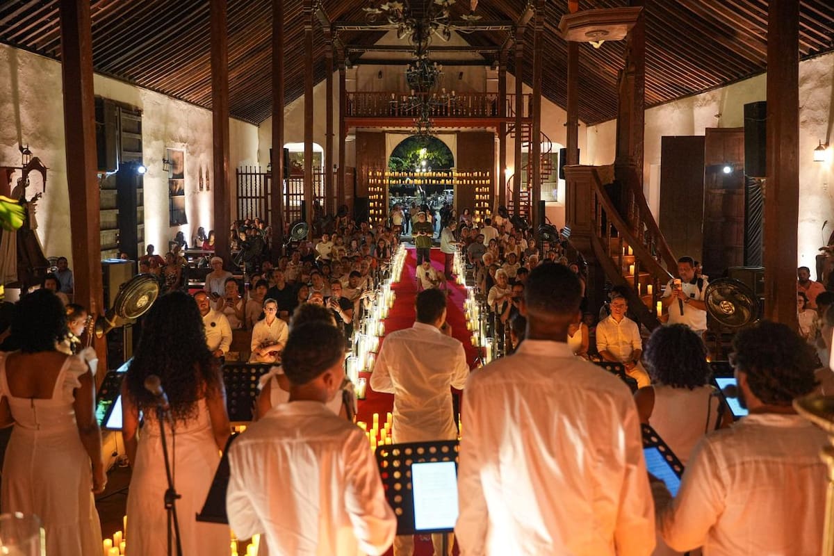 Así fue el Concierto de la Luz que iluminó a Mompox con más de 1.000 velas