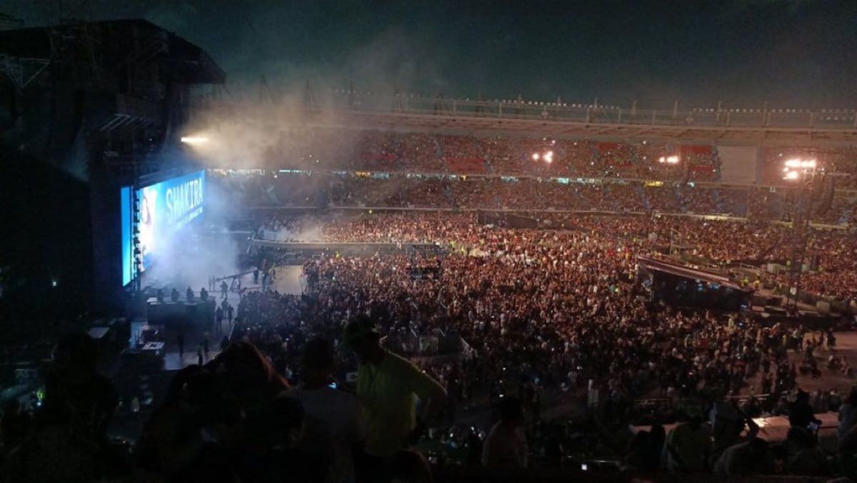 Así se ve el escenario del concierto de Shakira en Barranquilla. //Foto: tomada de X.