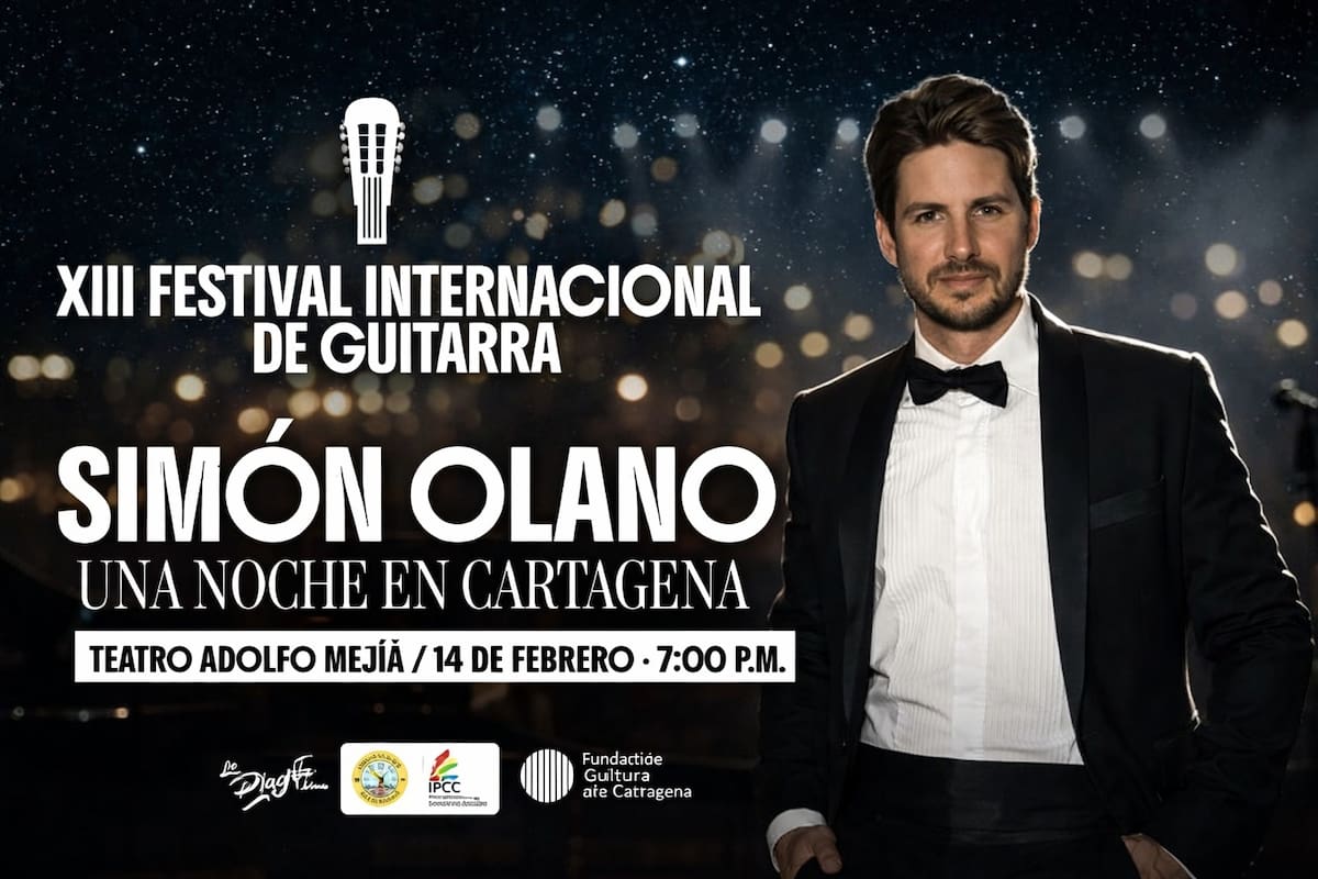 Simón Olano ofrecerá “Una noche en Cartagena” en el Teatro Adolfo Mejía