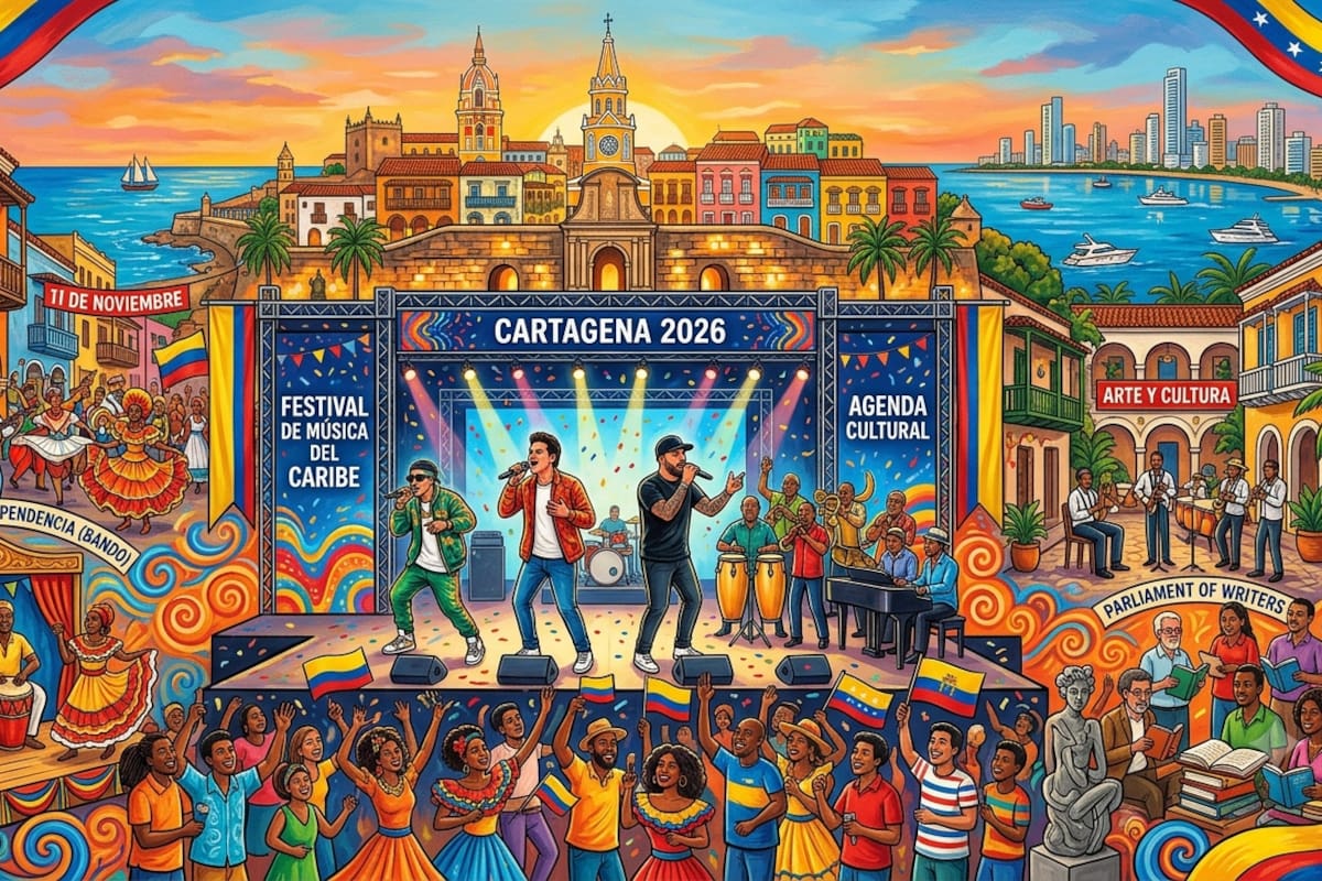 Cartagena 2026: Festival de Música del Caribe y eventos que vienen en la agenda cultural