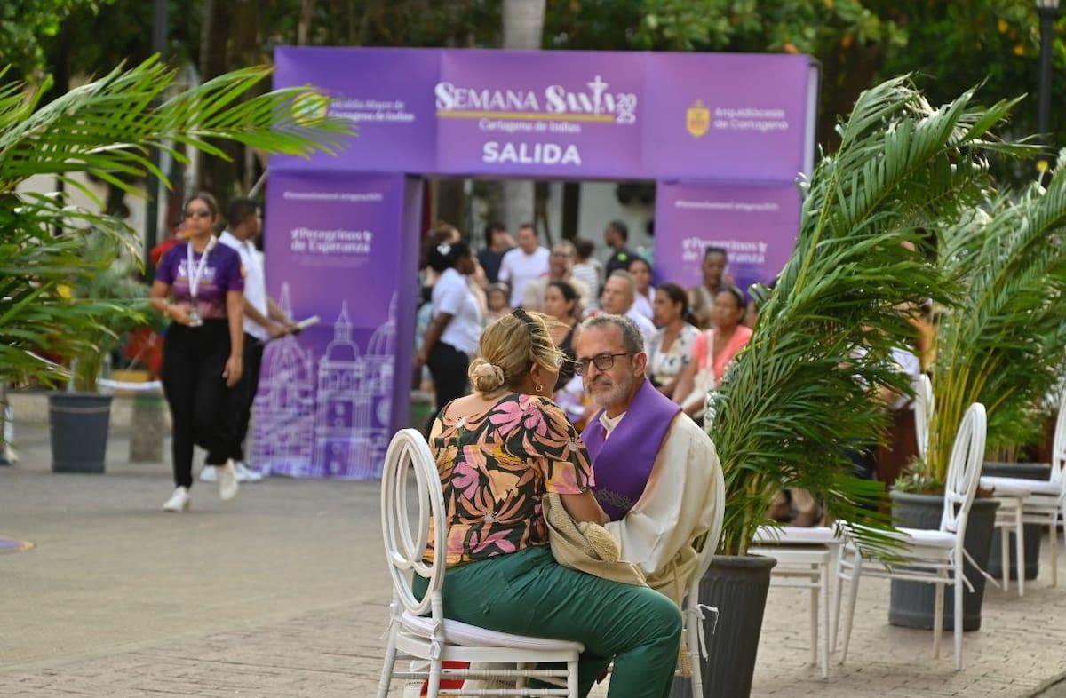Confesatón en Cartagena. // Foto: Distrito