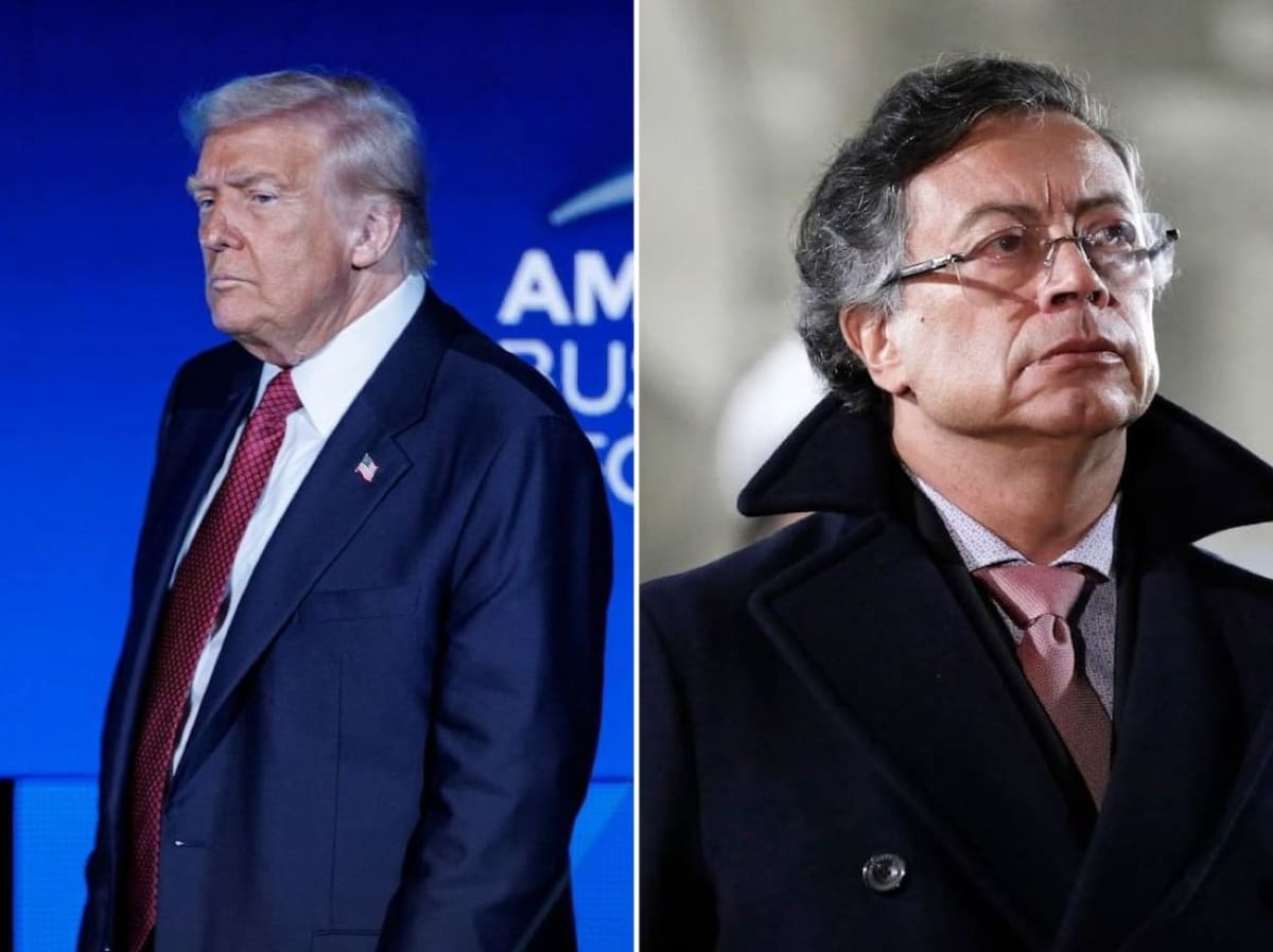 Gustavo Petro y Trump.// Foto: archivo - cortesía