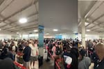 Video: reportan largas filas en el Aeropuerto de Cartagena; Migración explica qué está pasando