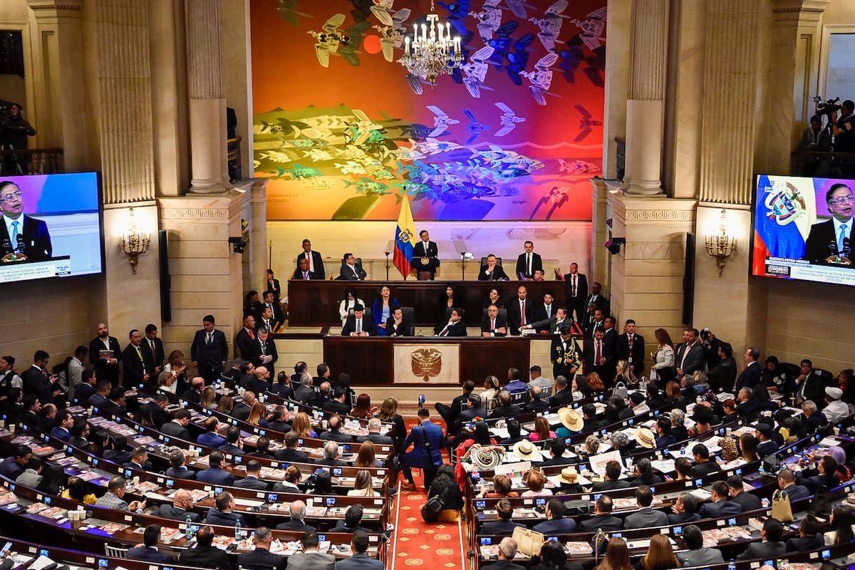 Petro cierra ciclo legislativo con reveses en sus reformas. // Foto: Colprensa - Cristian Bayona.