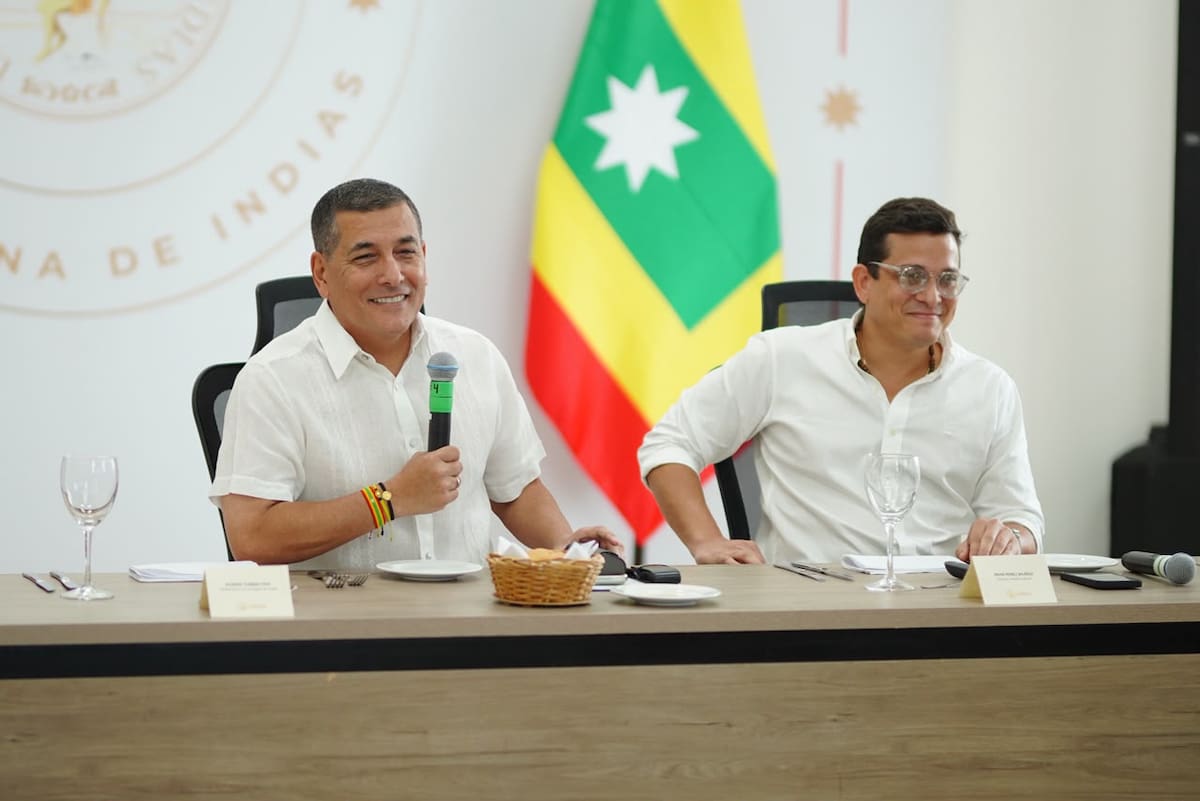El alcalde Dumek Turbay se reunió con directivos de Camacol para avanzar en la organización del principal encuentro. // Foto: cortesía - Alcaldía de Cartagena
