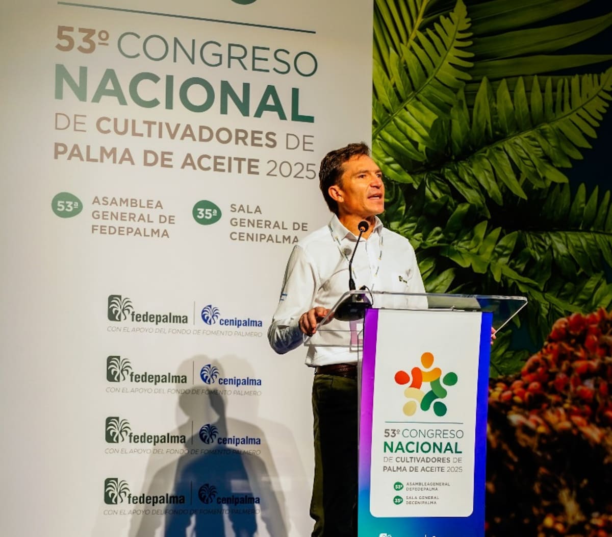 Nicolás Pérez Marulanda, presidente de Fedepalma. //Cortesía Fedepalma