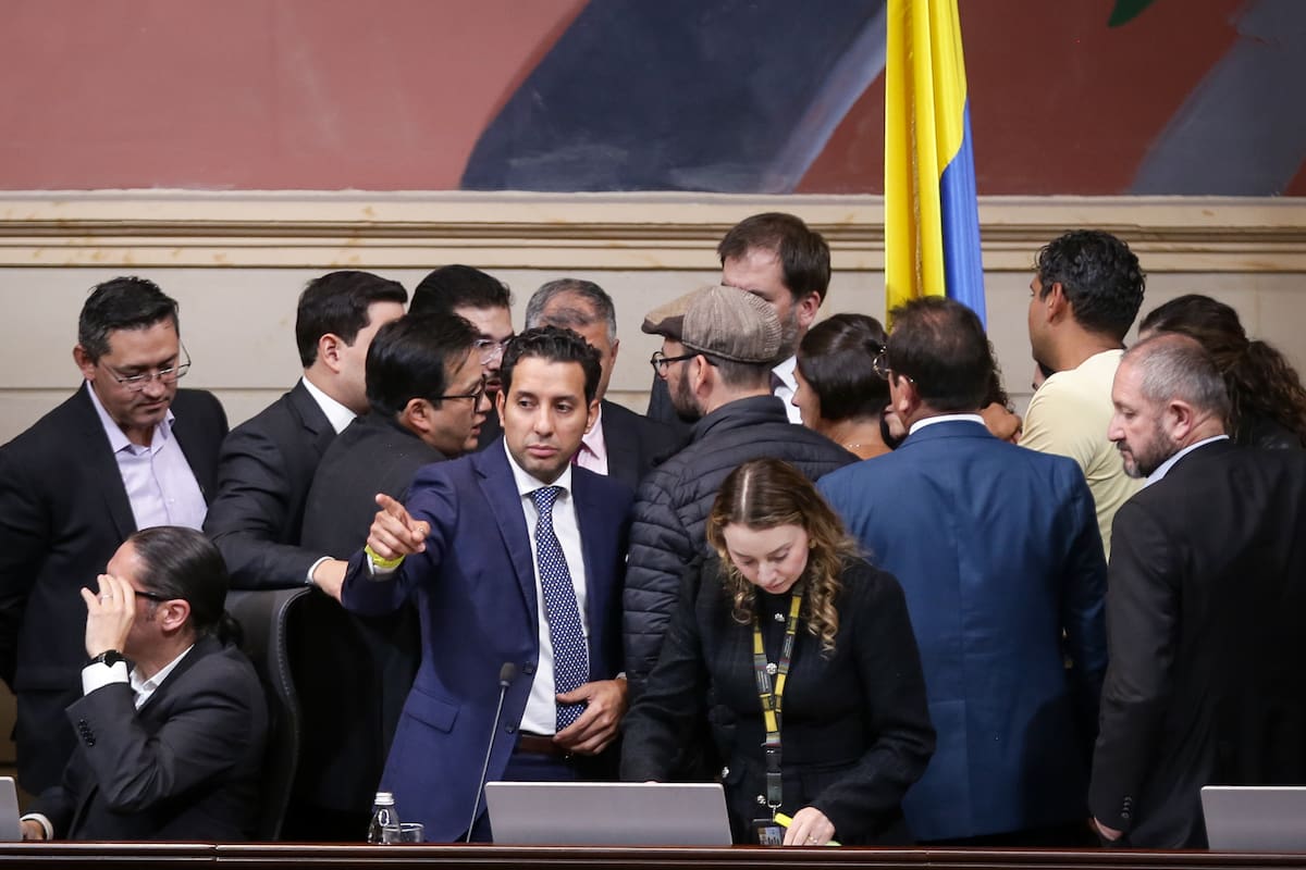En la plenaria de la Cámara de Representantes del Congreso de la República avanza la sesión en la que se espera el inicio del debate sobre la Jurisdicción Agraria. // Foto: Colprensa - Catalina Olaya.
