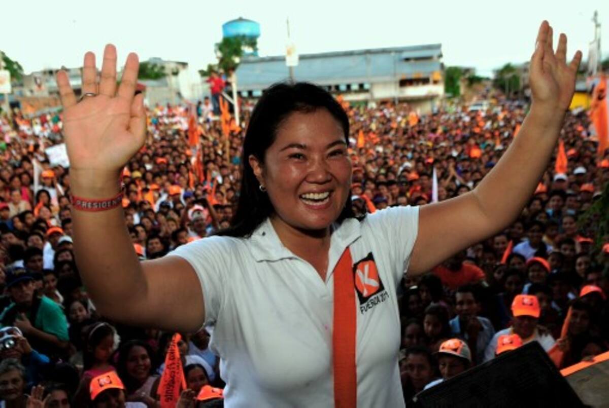 Keiko Fujimori, candidata a la presidencia de Perú. AFP ERNESTO BENAVIDES