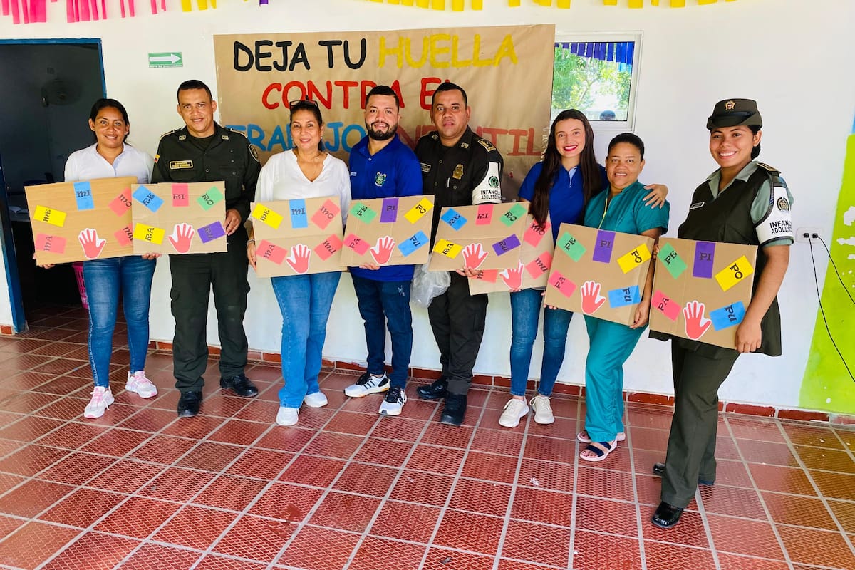 Conmemoran el Día Mundial contra el Trabajo Infantil en Río Viejo, Bolívar