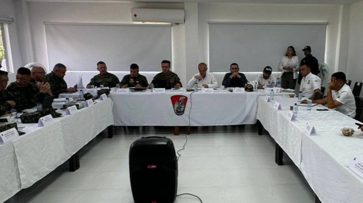 Consejo de seguridad en Santa Rosa del Sur. // Cortesía