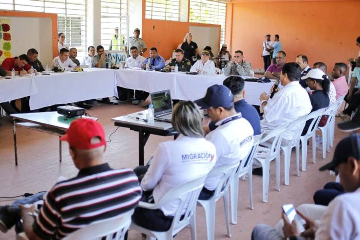 En los próximos días se harán caravanas de seguridad en el corregimiento, con las autoridades de policía, investigación y de migración. cortesía