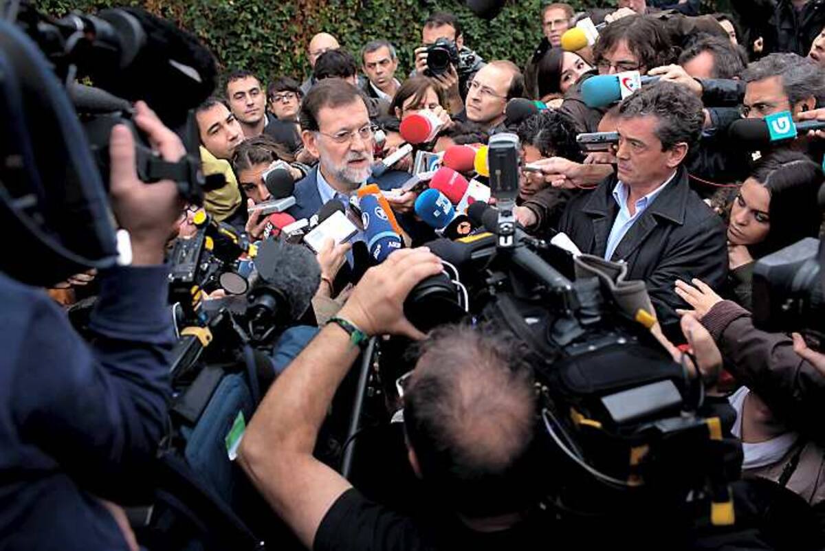 Todo indica que Mariano Rajoy barrerá en las elecciones de España. AP