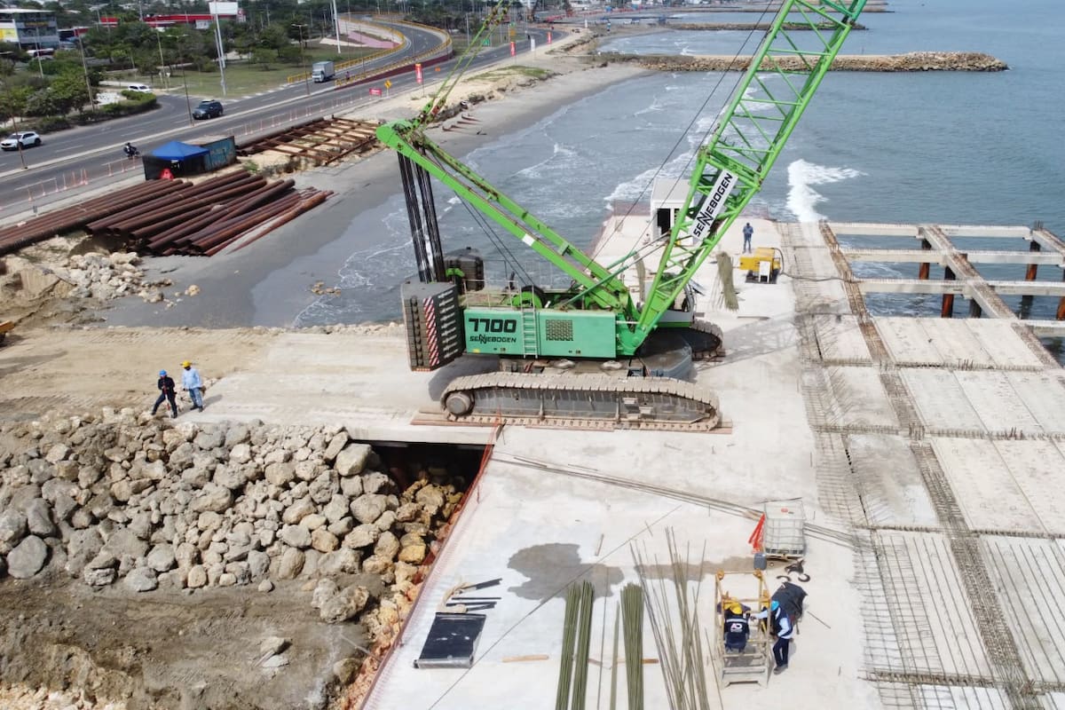 Dos semanas cruciales para la construcción del Mirador del Sol en Cartagena