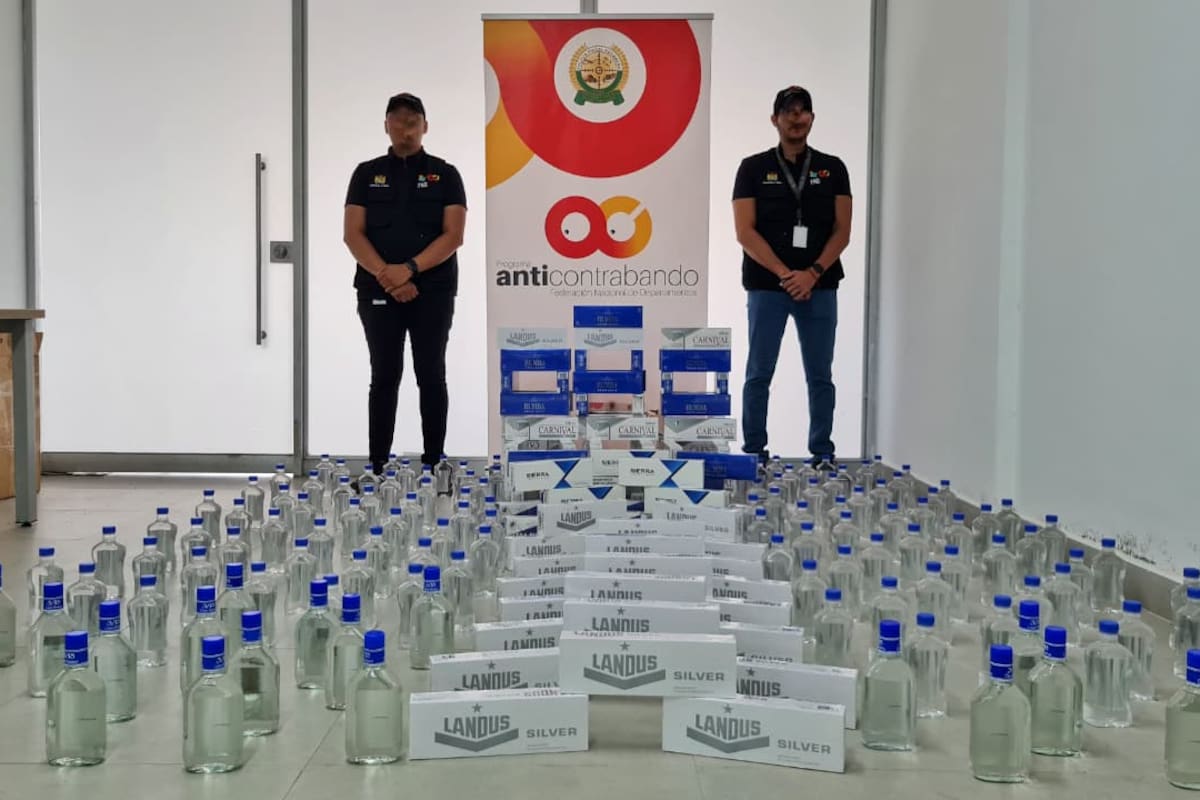 Así fue el operativo que destapó contrabando de licor y cigarrillos en Turbaco