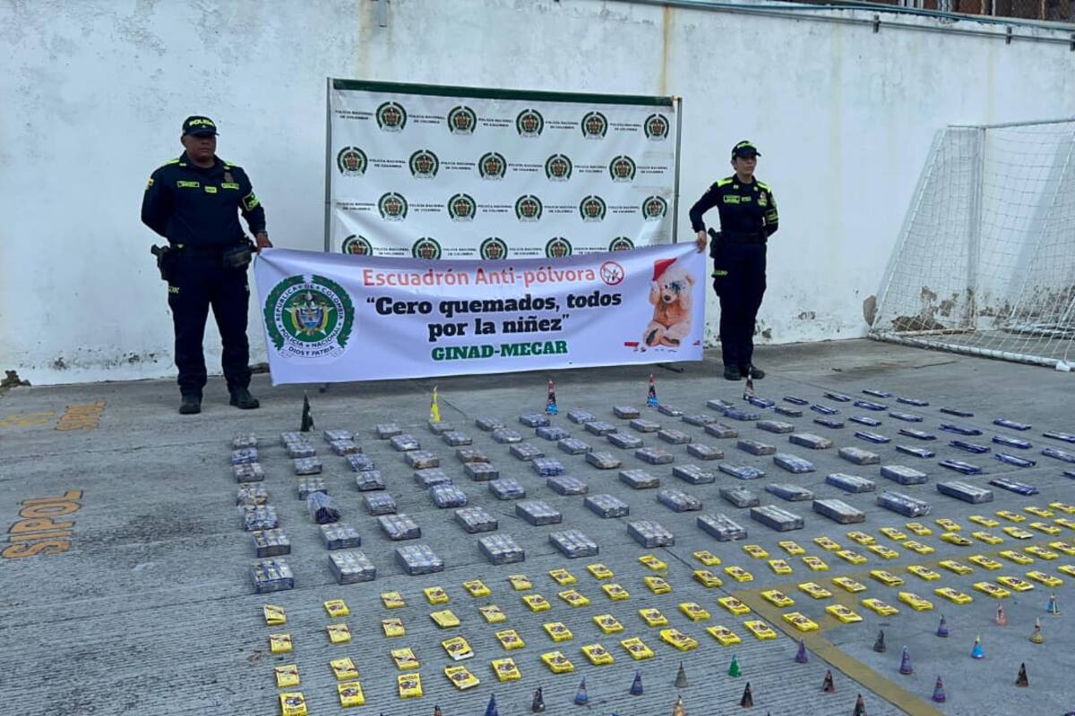 Incautan más de media tonelada de pólvora durante operativos en Cartagena