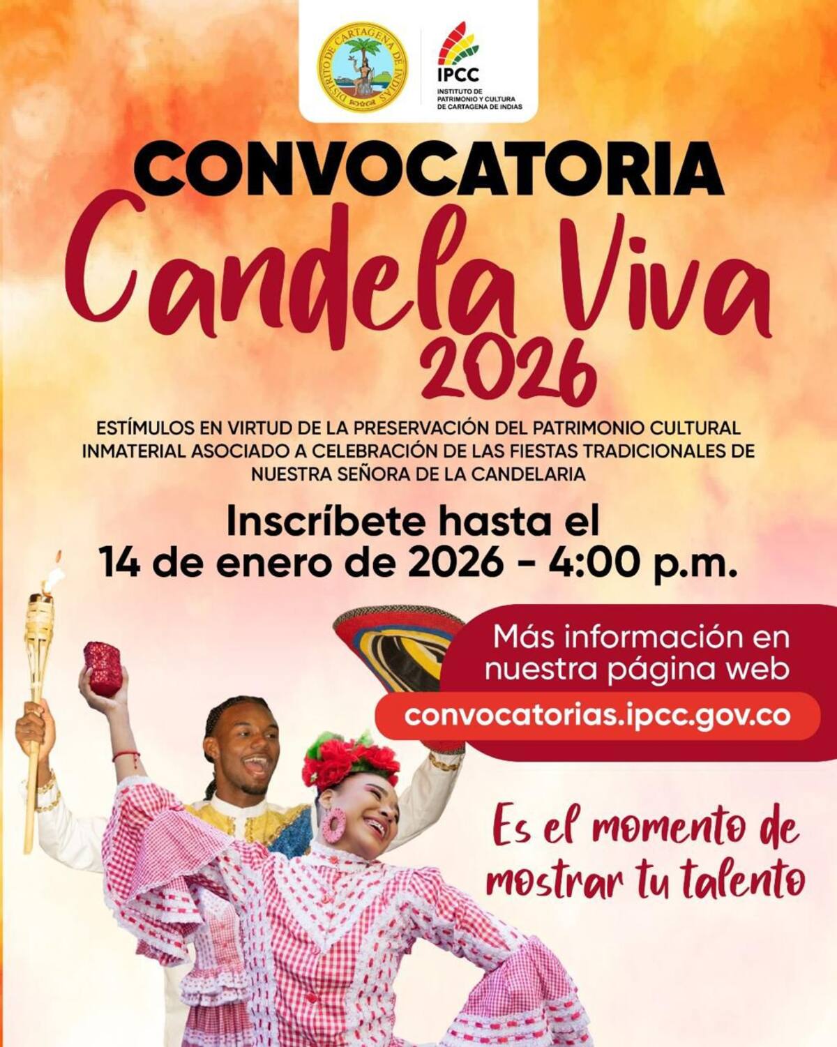 Convocatoria abierta. // Foto: cortesía - Alcaldía de Cartagena.