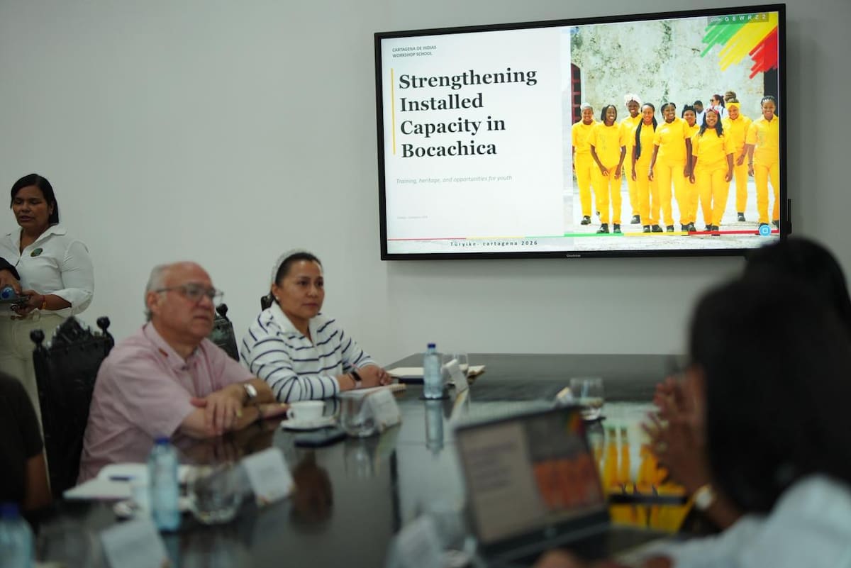 Por la cooperación entre Cartagena y Turquía, se espera consolidar el proyecto de cocinas comunitarias para Bocachica. // Foto: Cortesía - Alcaldía de Cartagena.