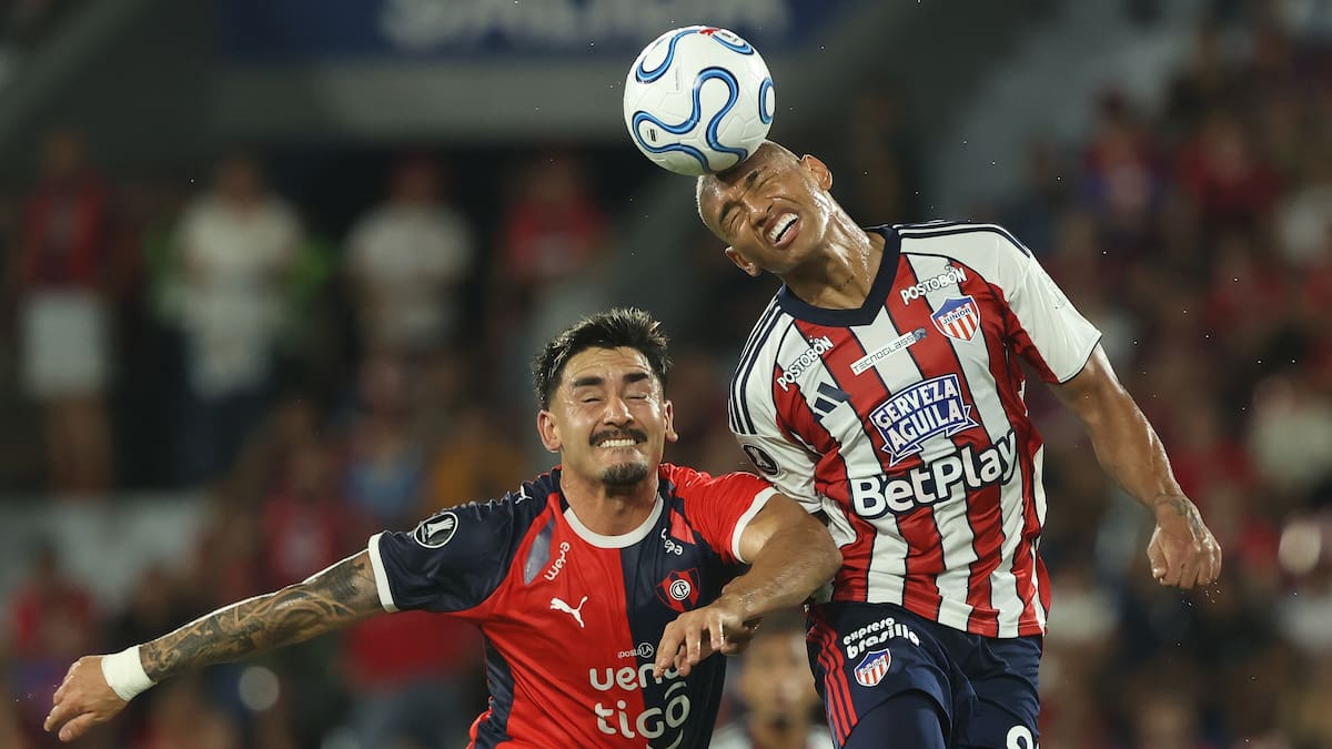 Junior necesita derrotar a Cerro Porteño en la Copa Libertadores. //Foto, EFE: Juan Pablo Pino