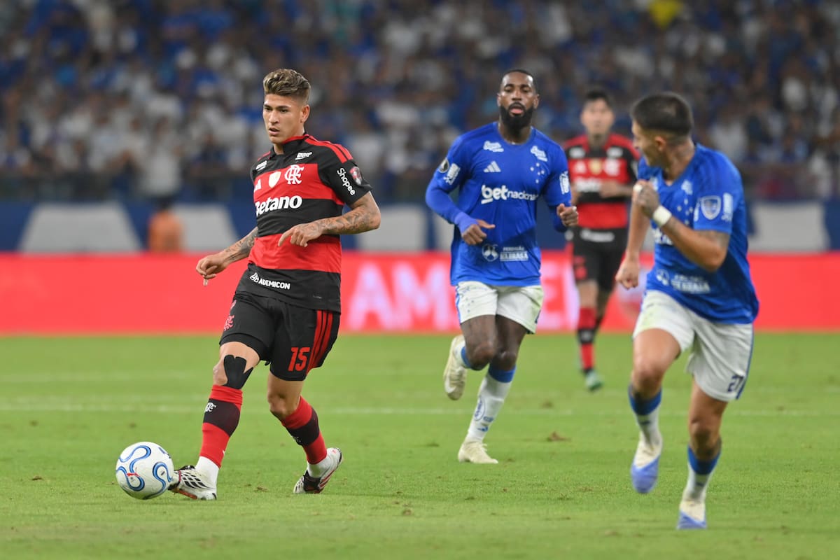 Jorge Carrascal busca revalidar el título de Copa Libertadores con Flamengo en este 2026. //Foto, EFE: Joao Guilherme
