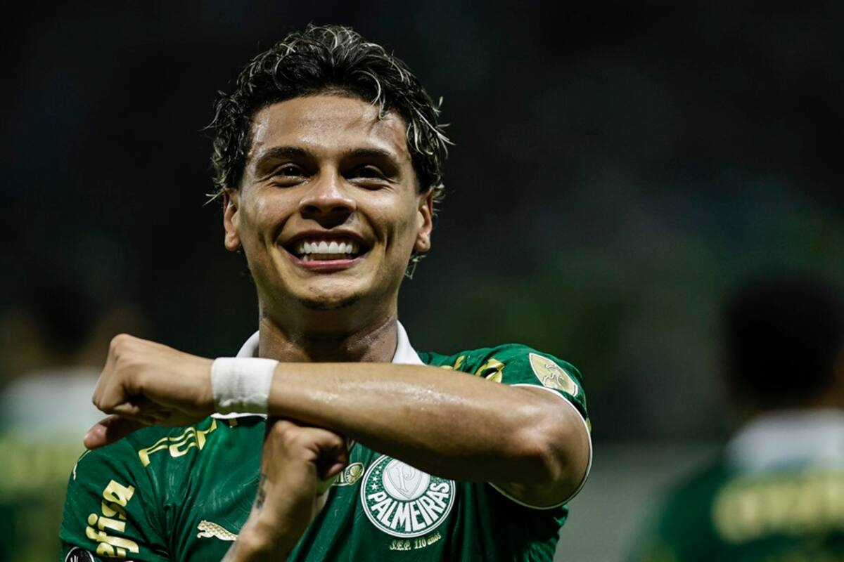 Richard Ríos se despidió de Palmeiras: estuvo presente en último partido