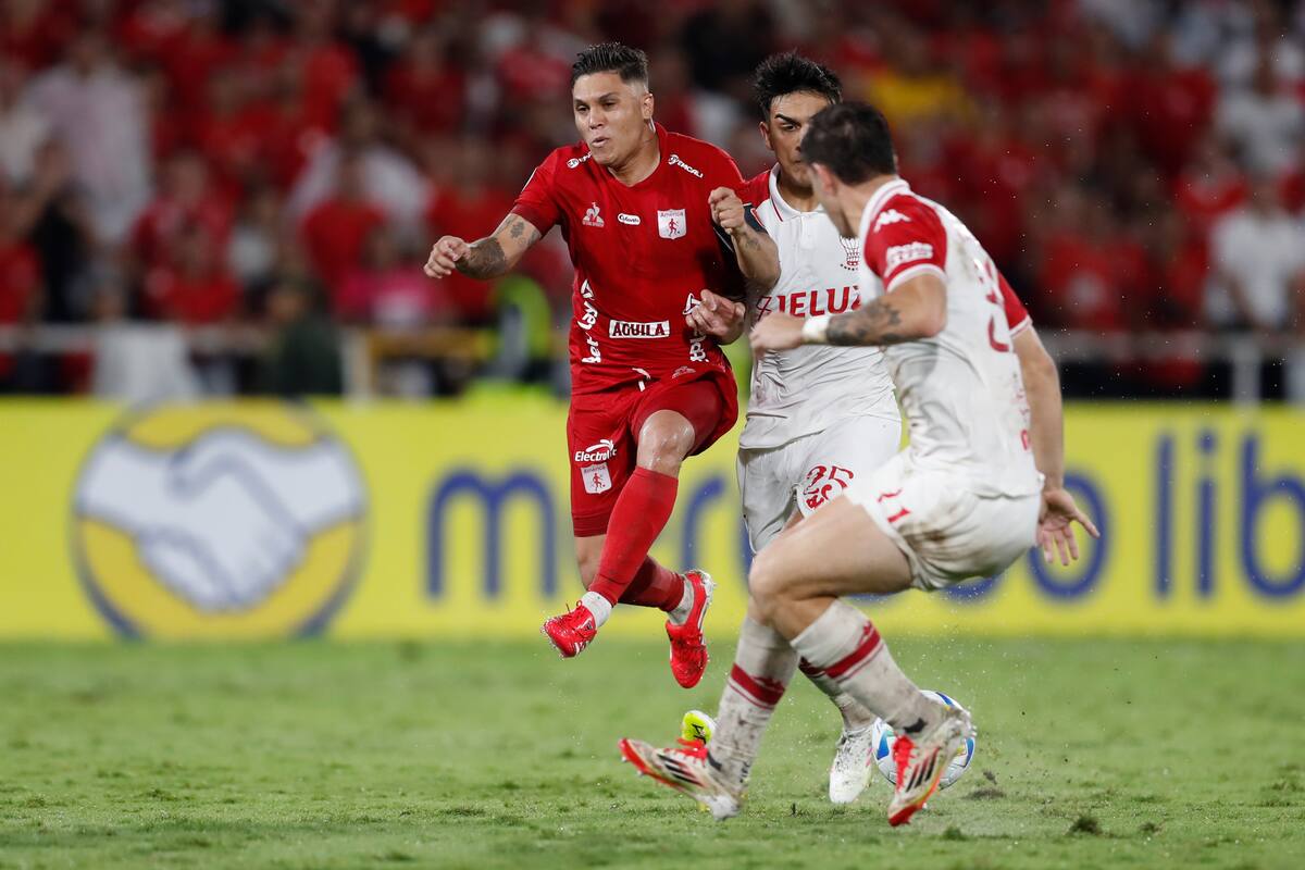Juan Fernando Quintero, jugador de América de Cali. //EFE/ Ernesto Guzmán Jr.