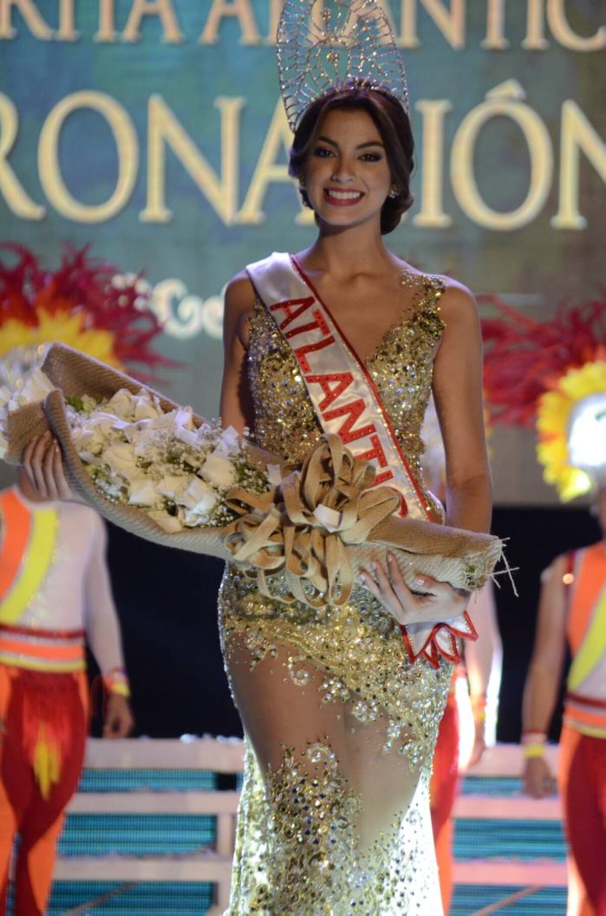 Coronación de Martha Martínez como Señorita Atlántico. Jairo Guzmán-Gente Norte Barranquilla
